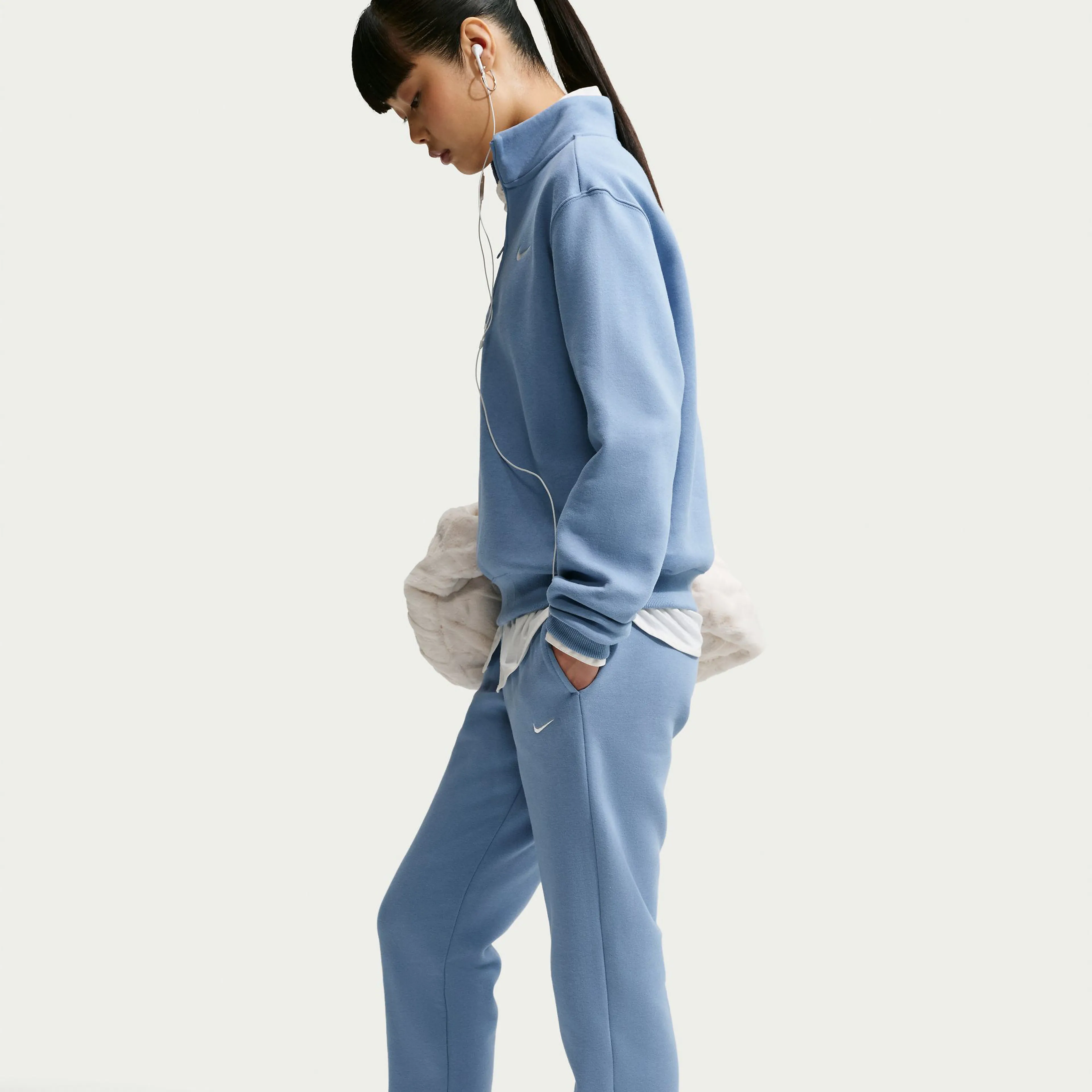 Studio Fleece Medium Weight Women's Mid-Rise Cuffed Pants