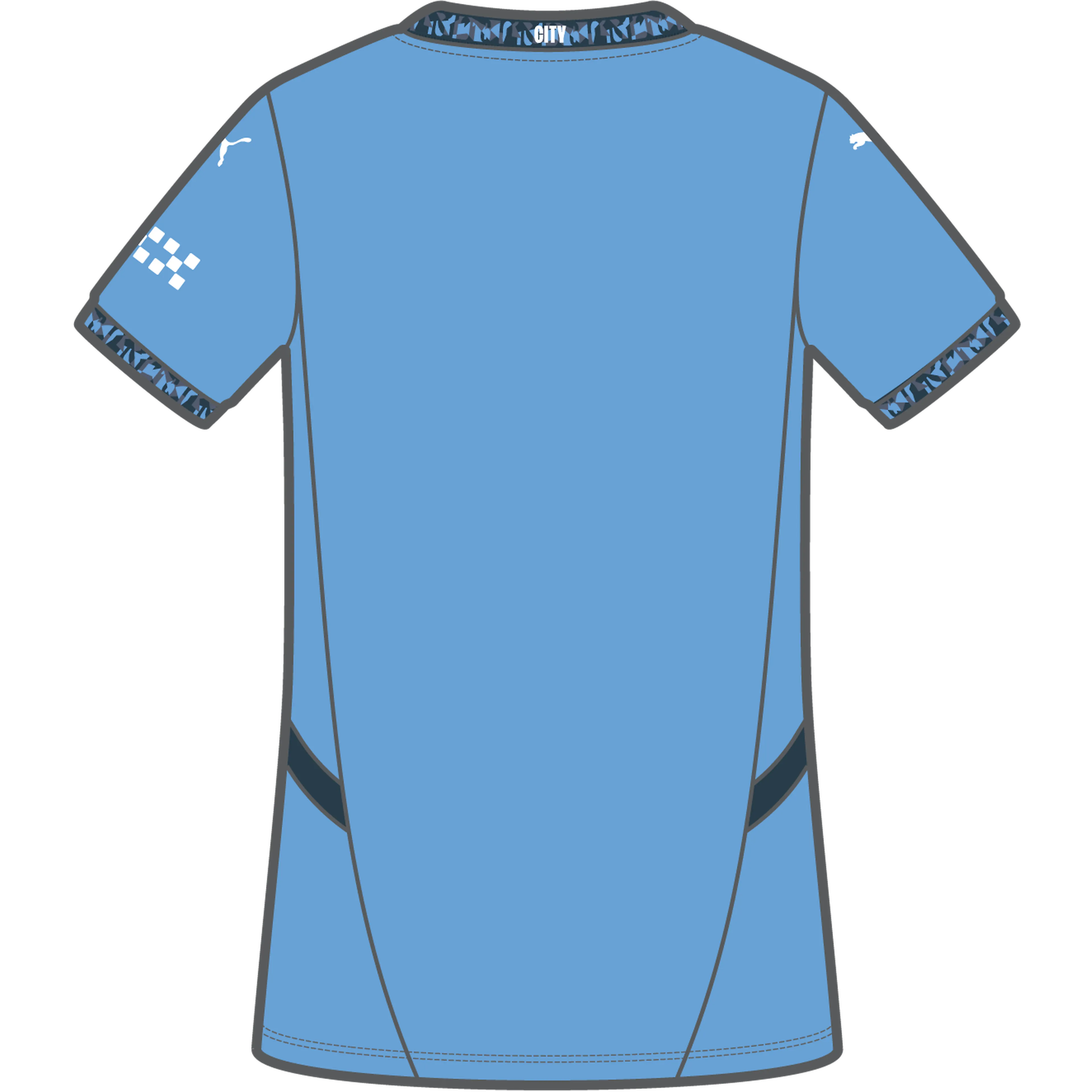 MCFC Home Jersey Replica Jr