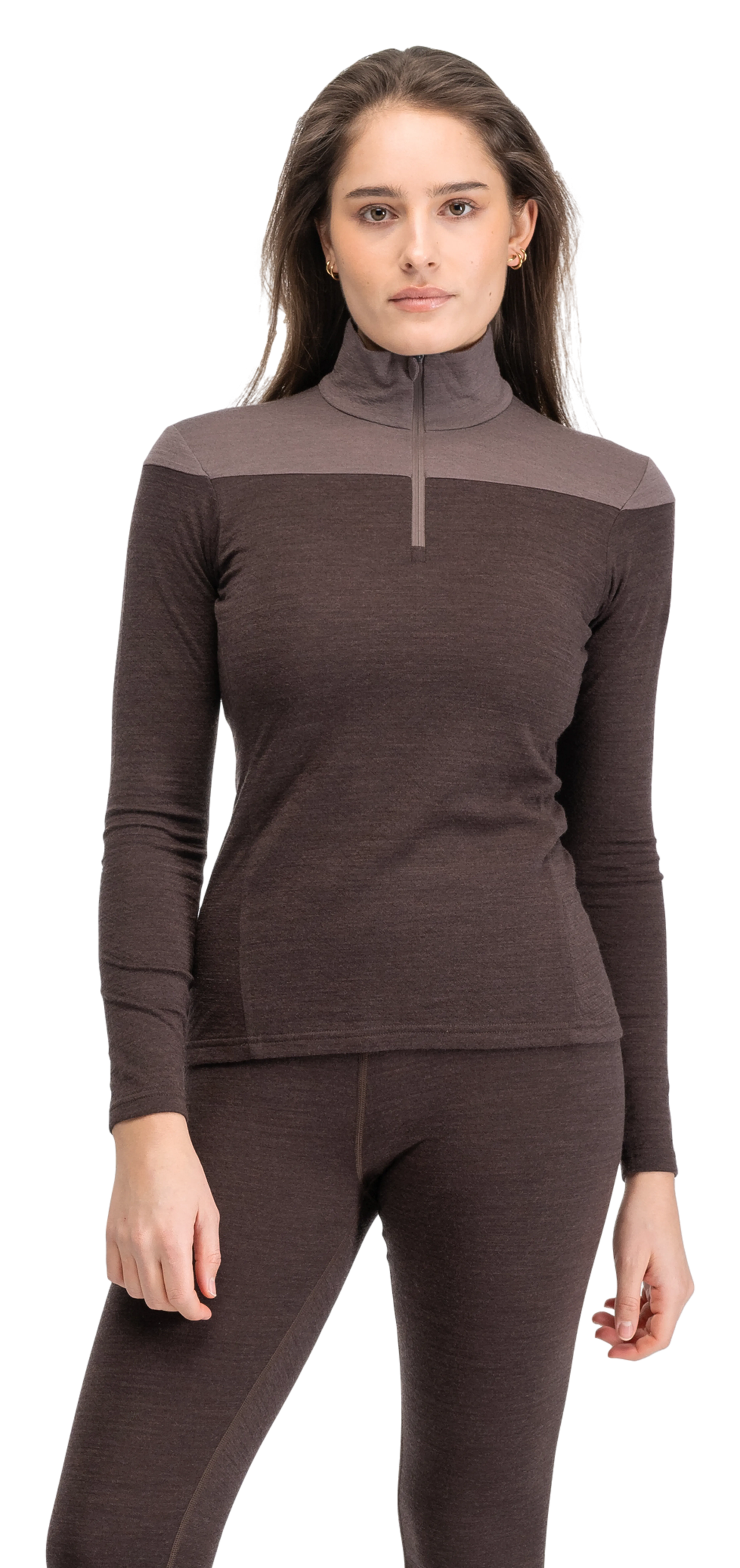 Inner:Dual Merino Half Zip Women