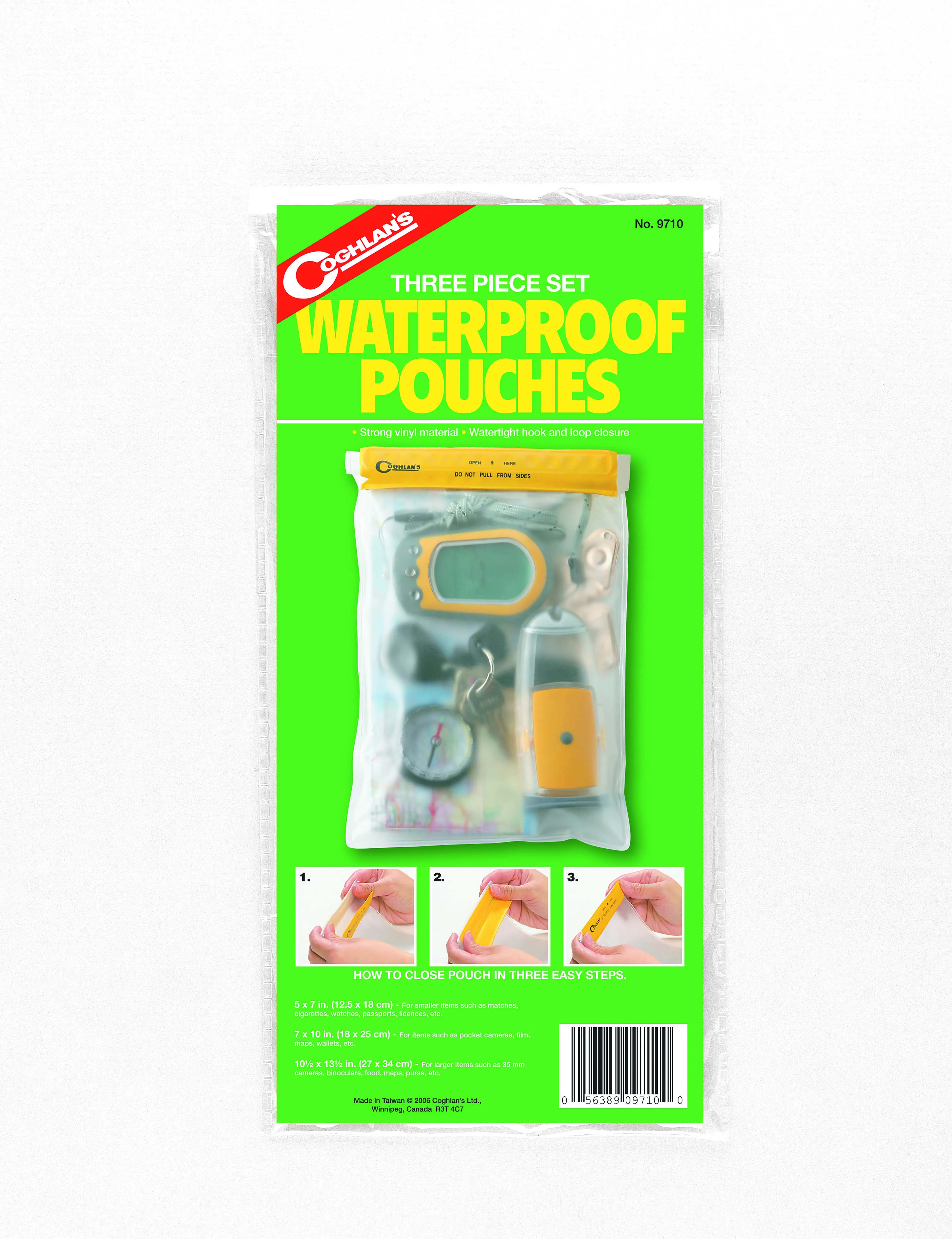 Vanntett poser 3 stk div størrelser