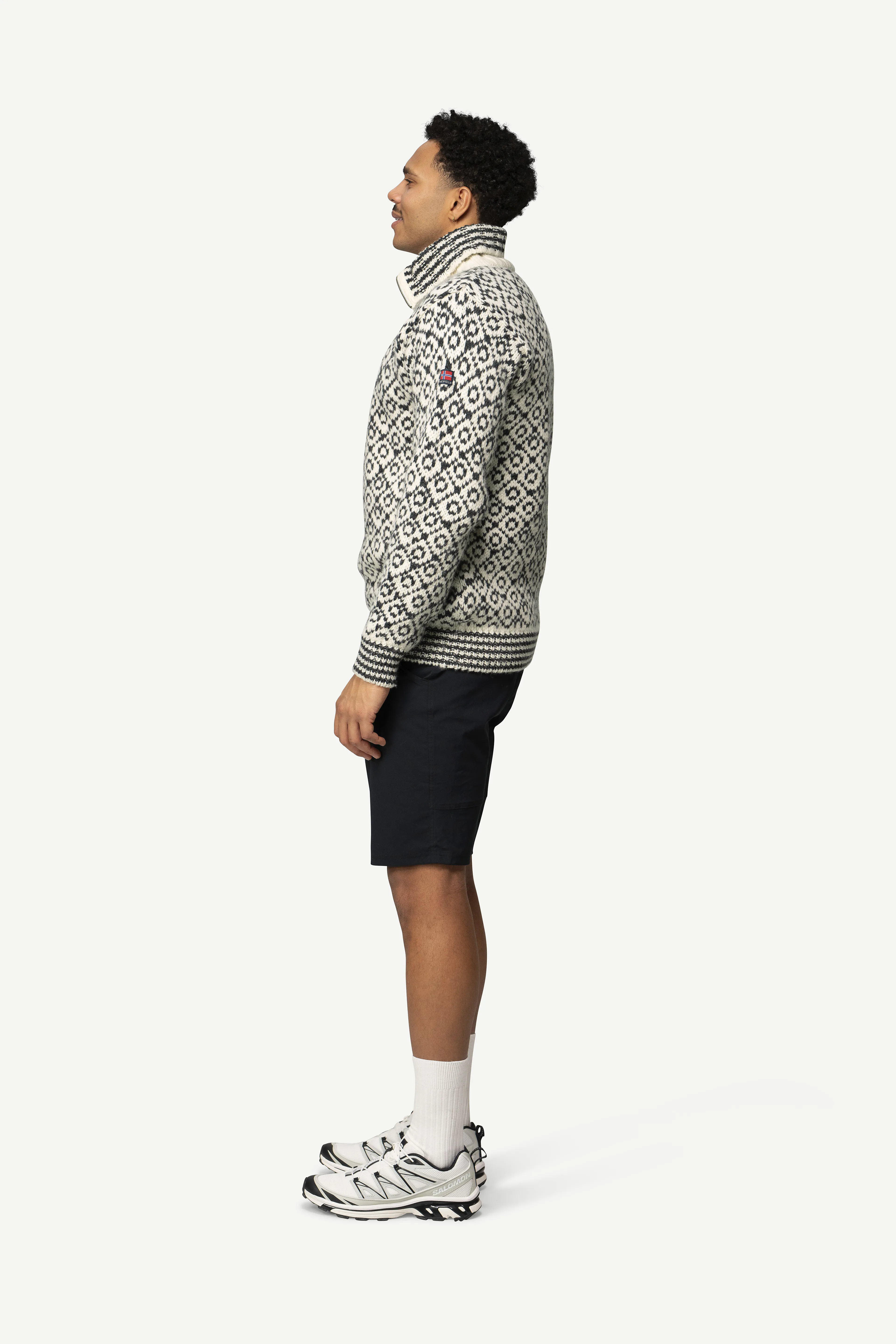 SVALBARD strikkegenser ZIP-NECK unisex