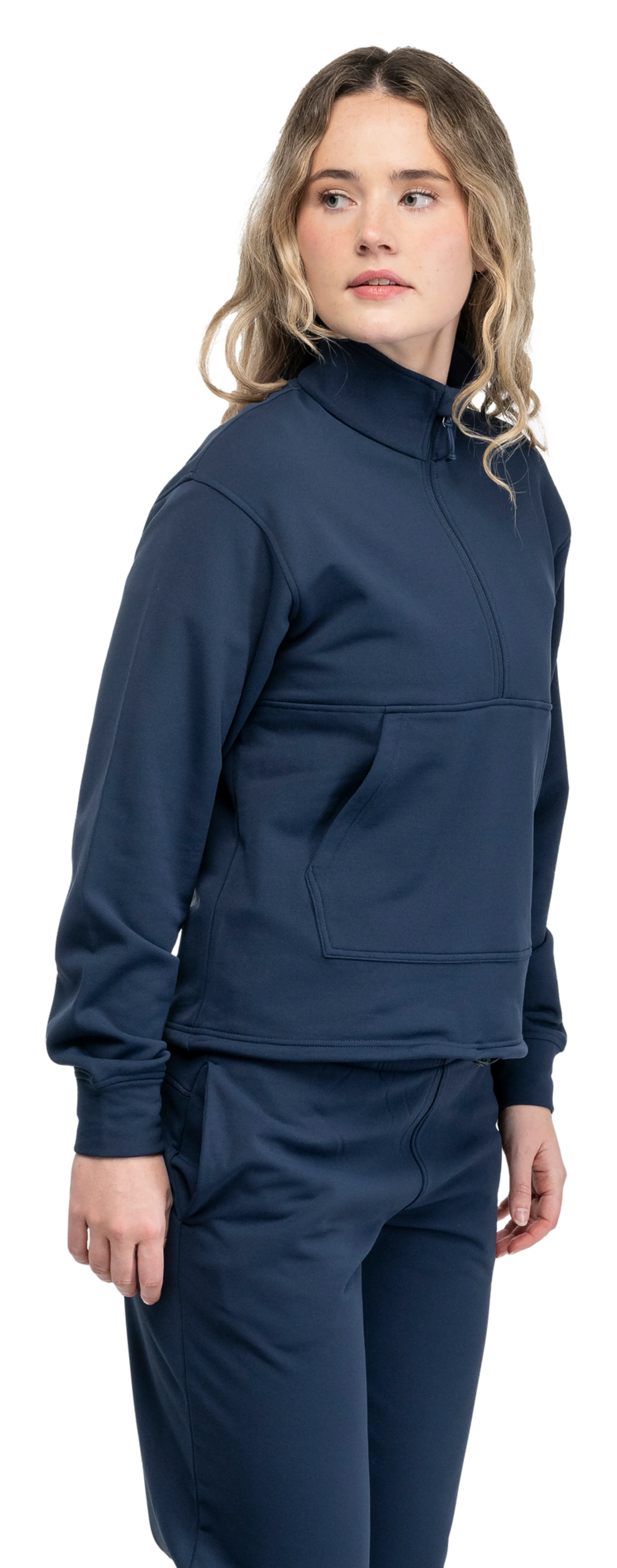 Midtli Midlayer Cropped Half Zip Women