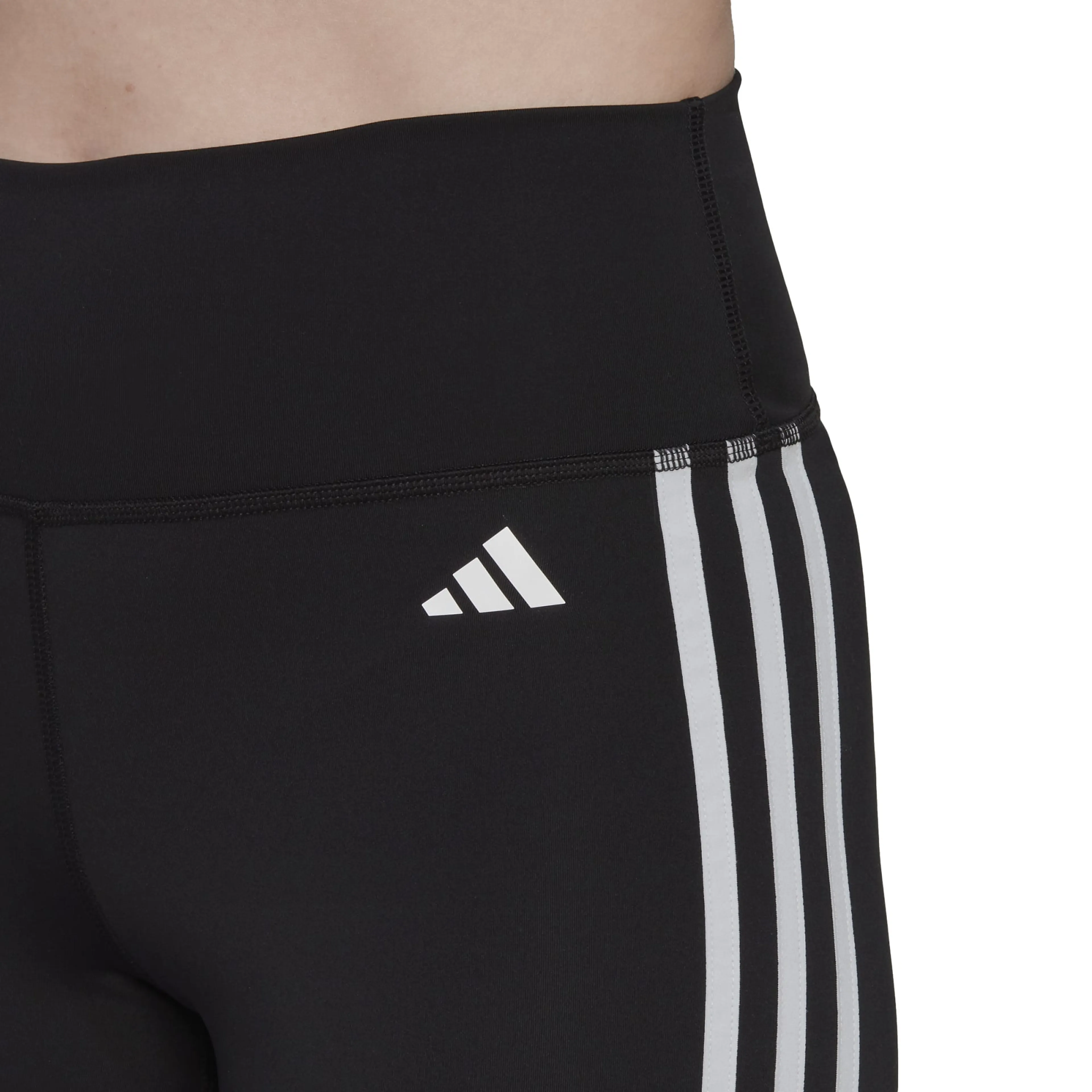 Training Essentials 3-Stripes High-Waisted shortstights dame