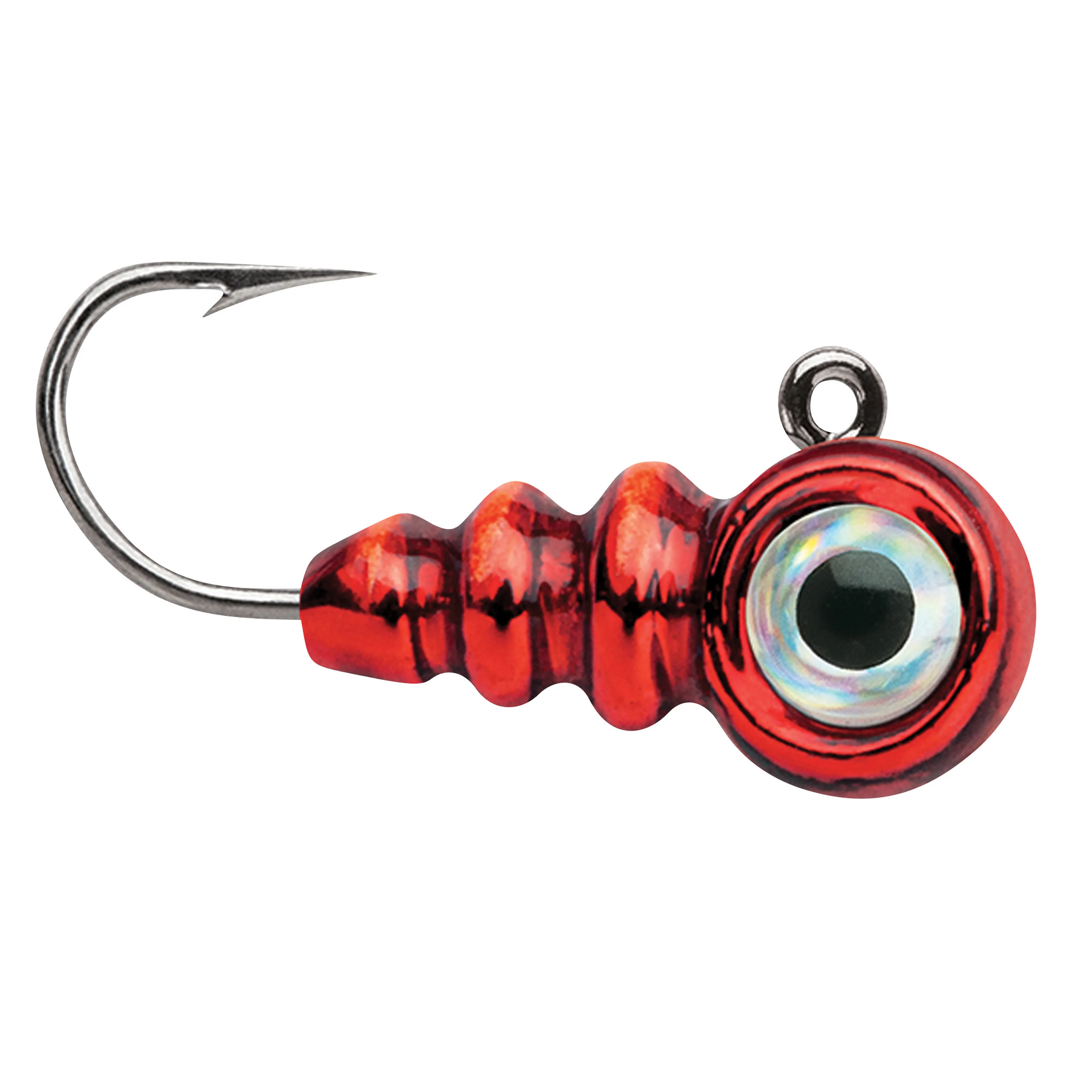 Tungsten Larv Eye Jig 1.8g Glow Metallic Red