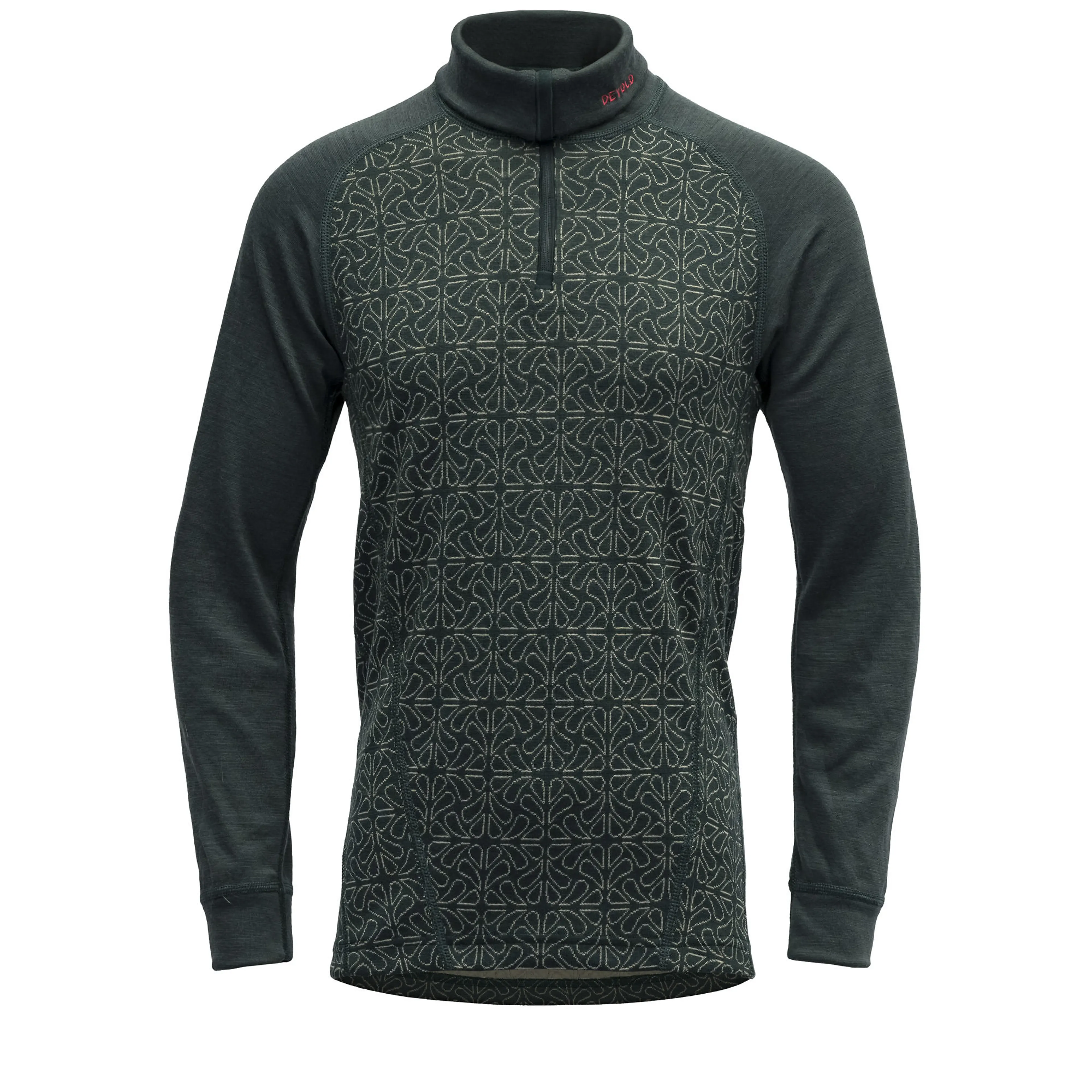 DUO ACTIVE MERINO ZIP NECK JR