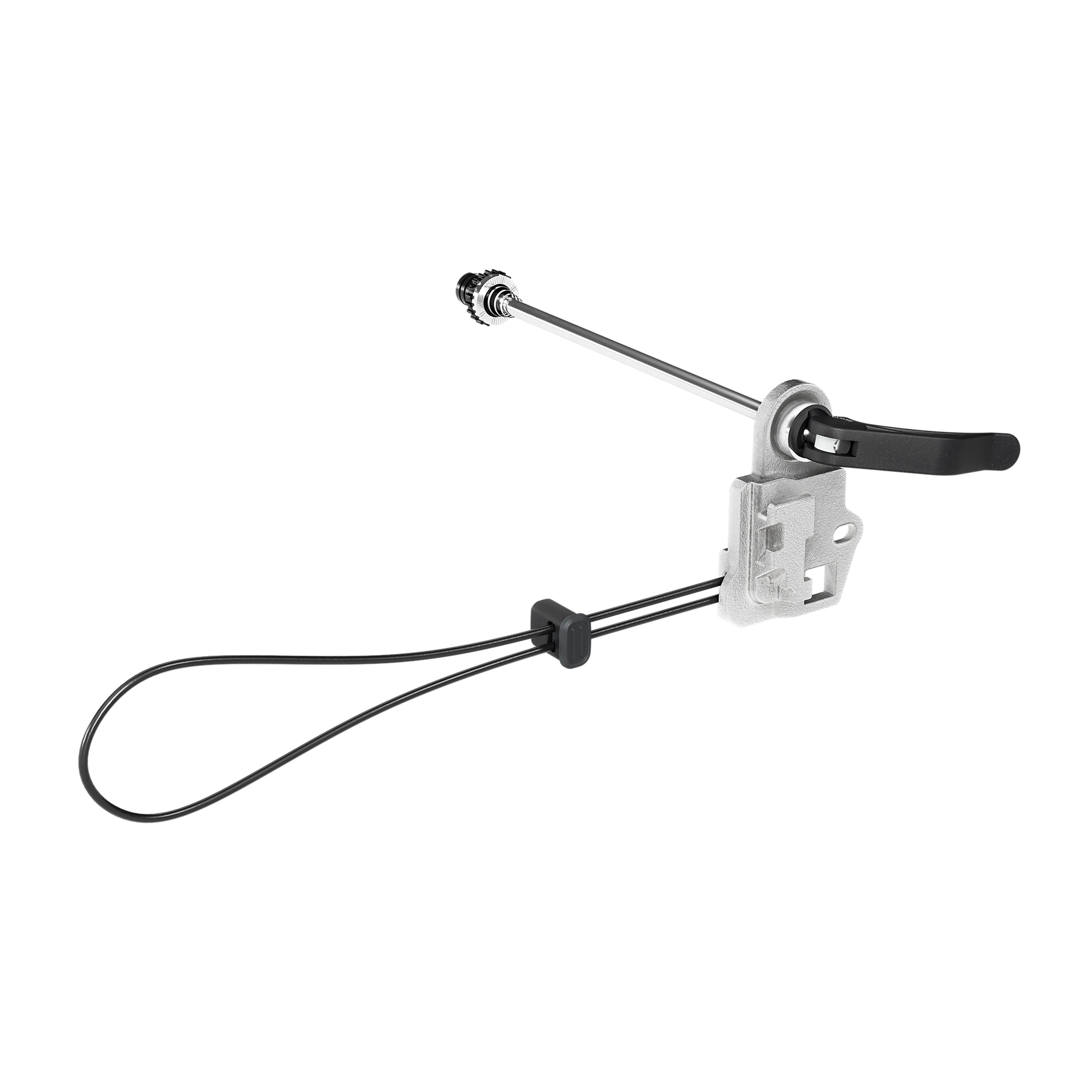 Axle with Plate w/QR