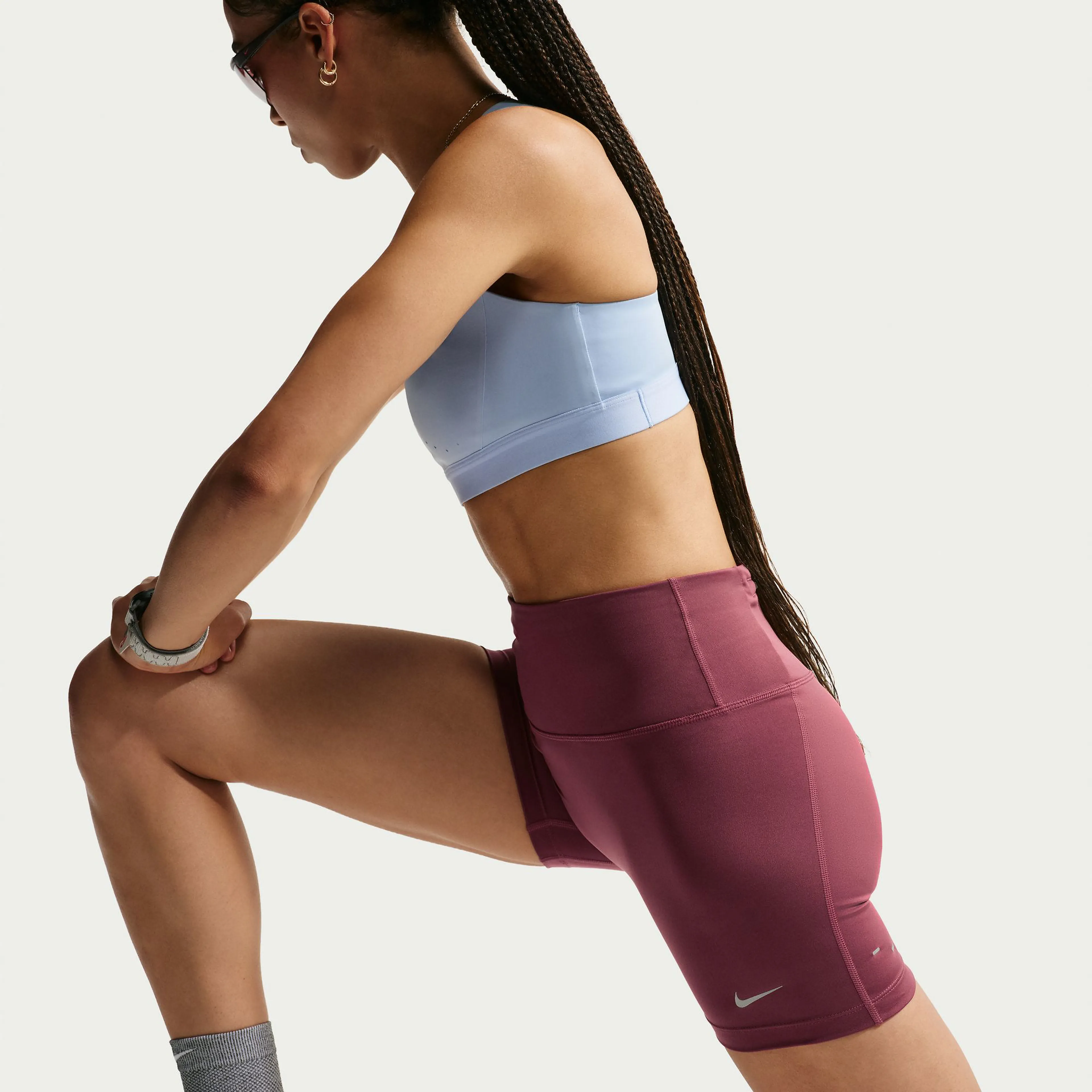 Tempo Women's High-Waisted 4" Tight Running Shorts