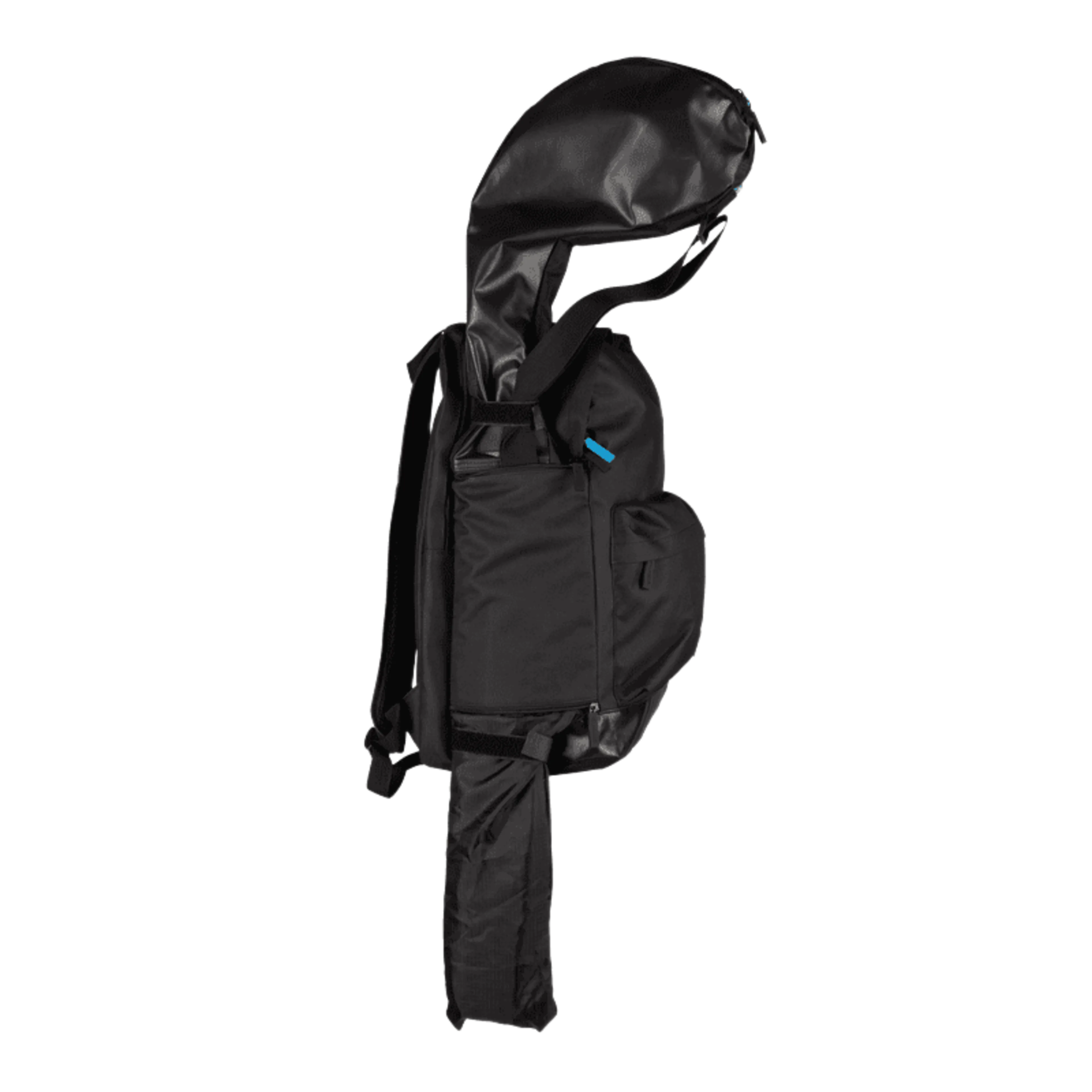 Backpack with stick holder