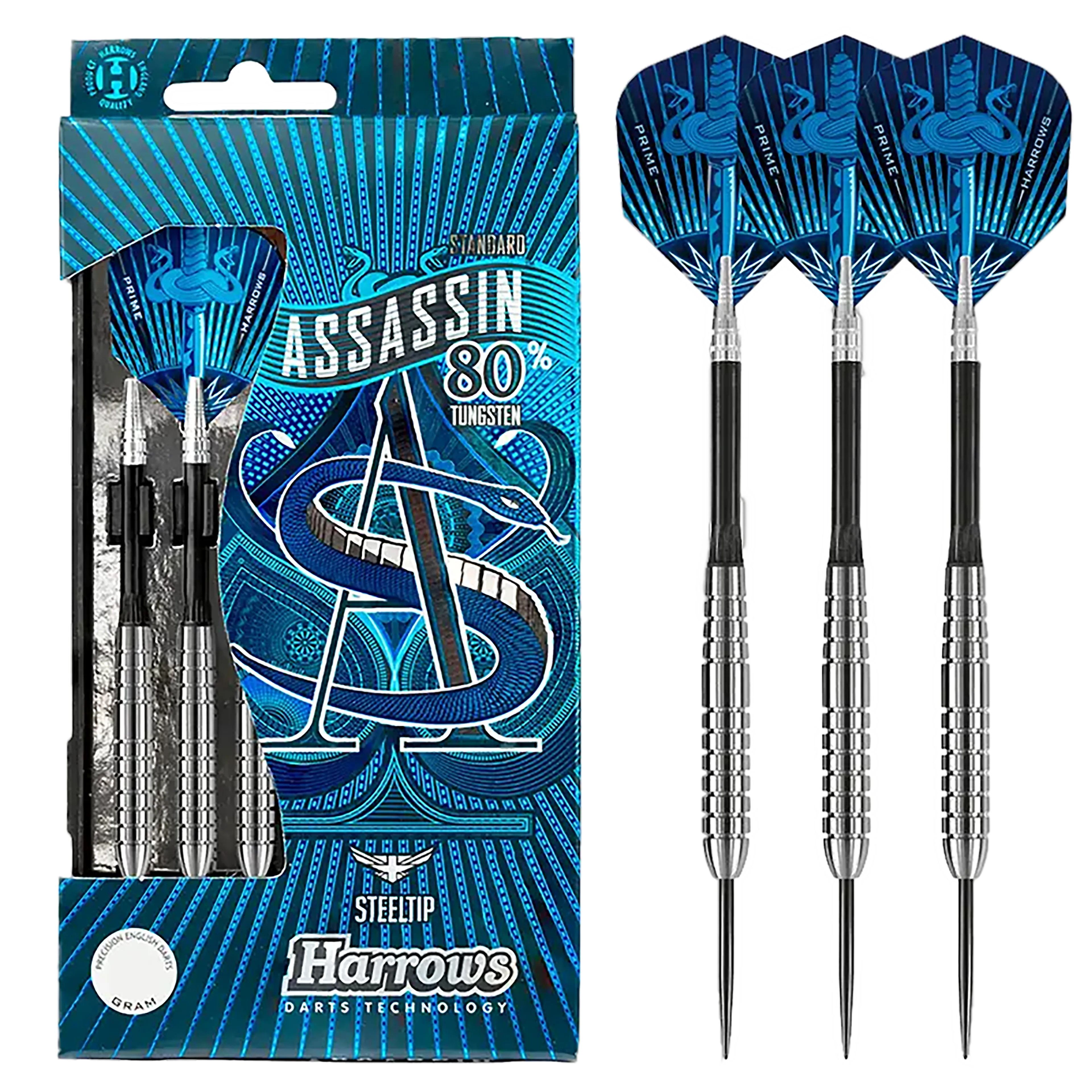 Harrows Dart Arrows Steeltip Assassin 80% Tungsten