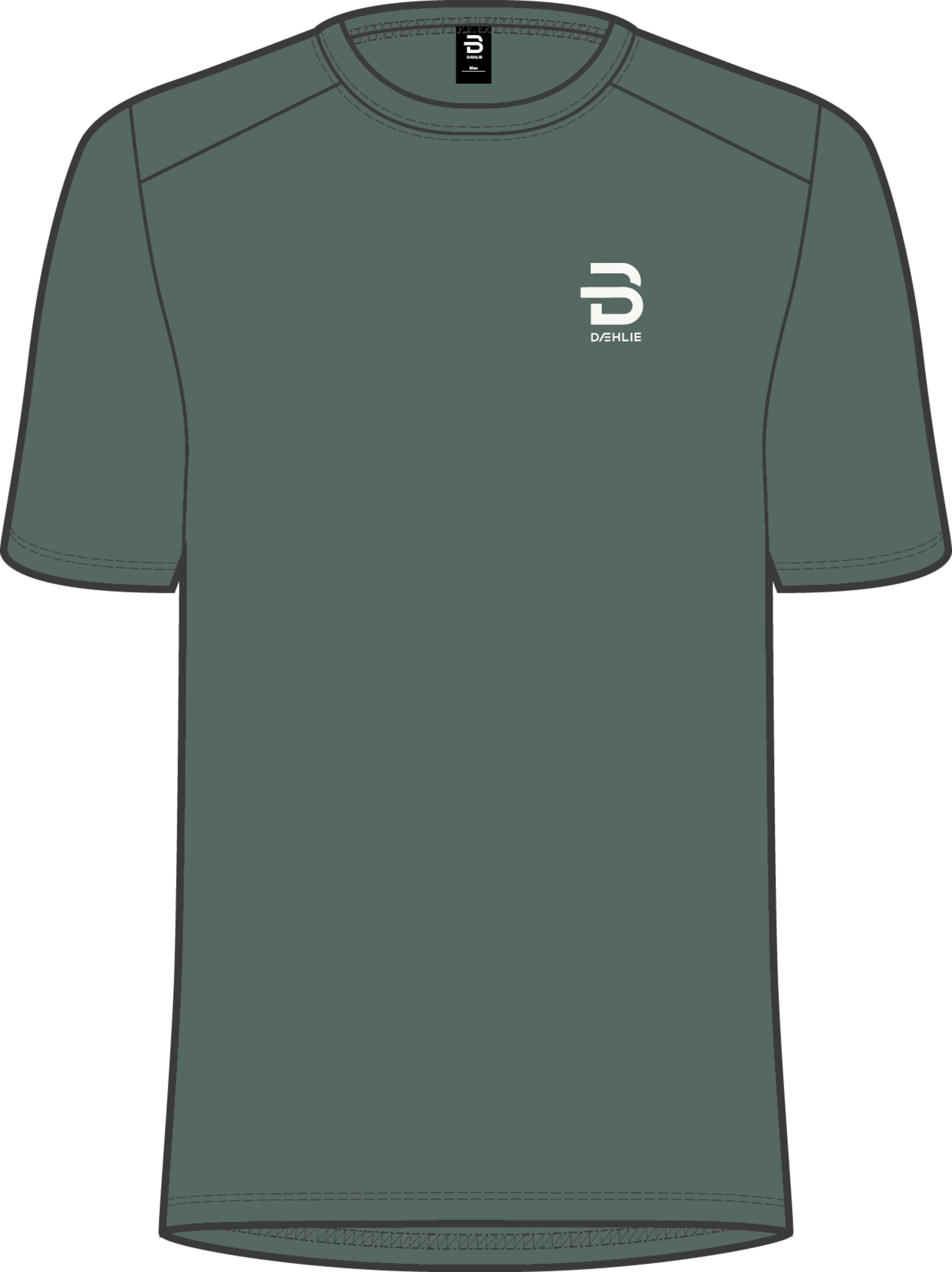 Run trenings-t-skjorte herre