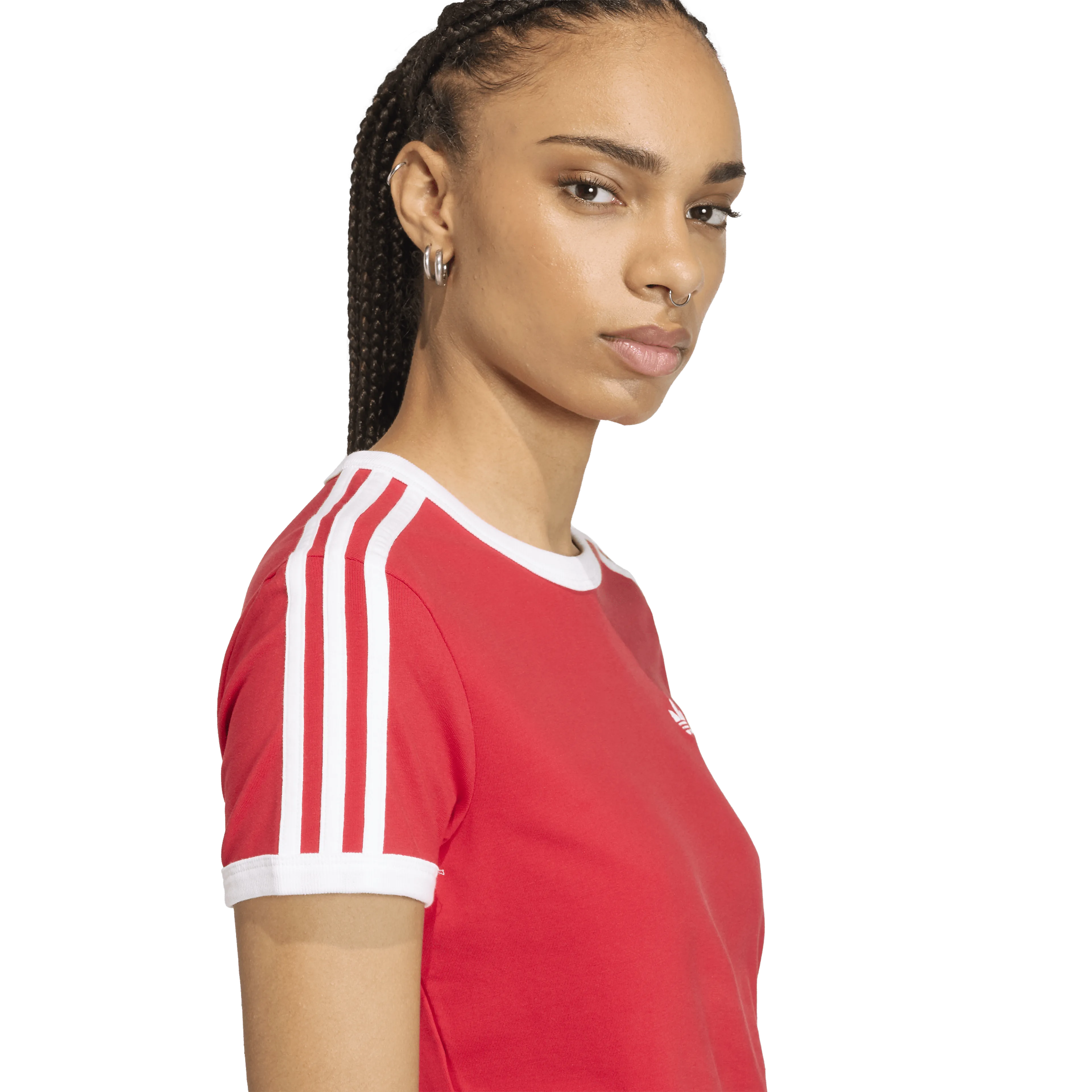 3 STRIPES SLIM T-Shirt Dame 