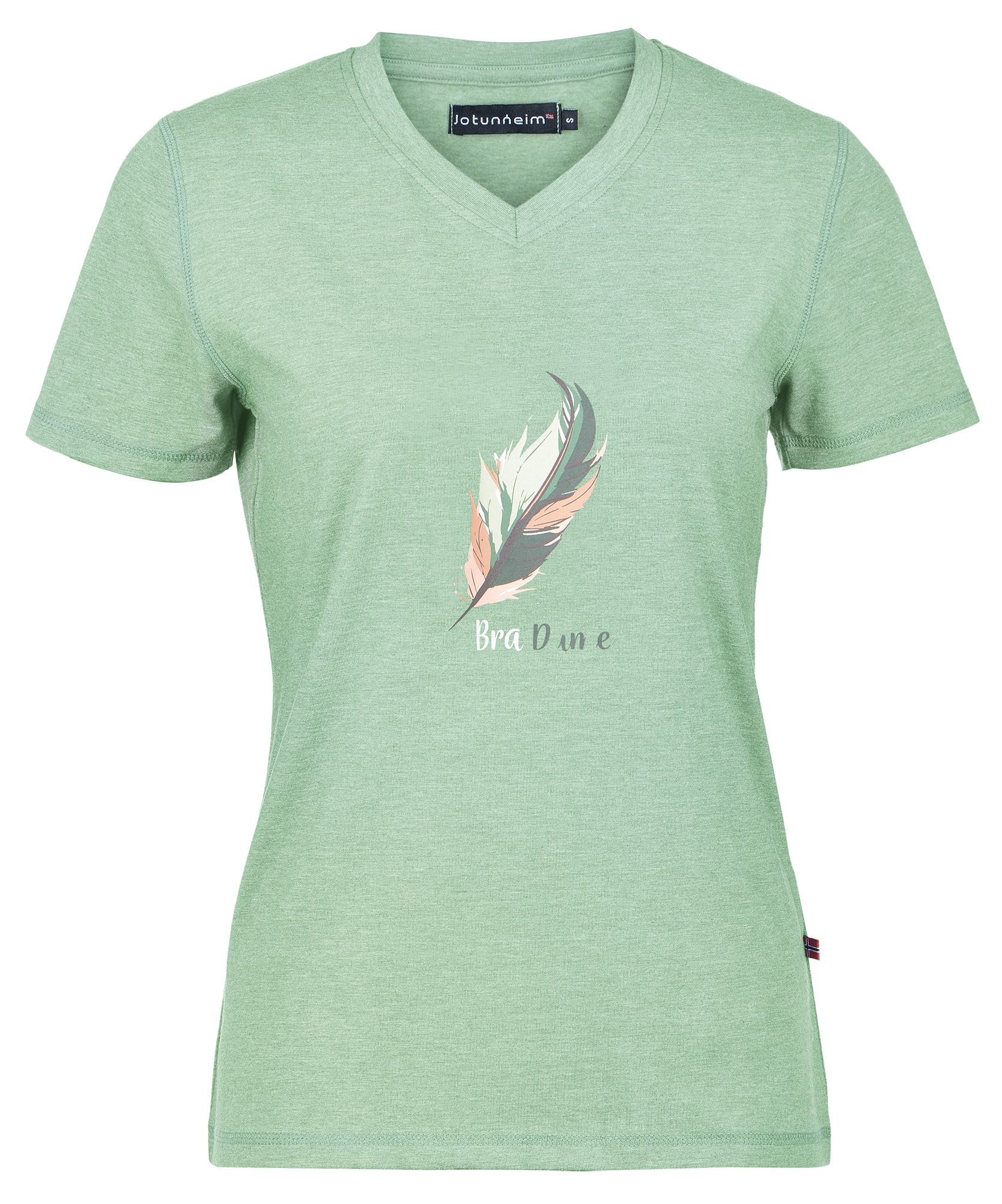 Varde T-shirt m print dame