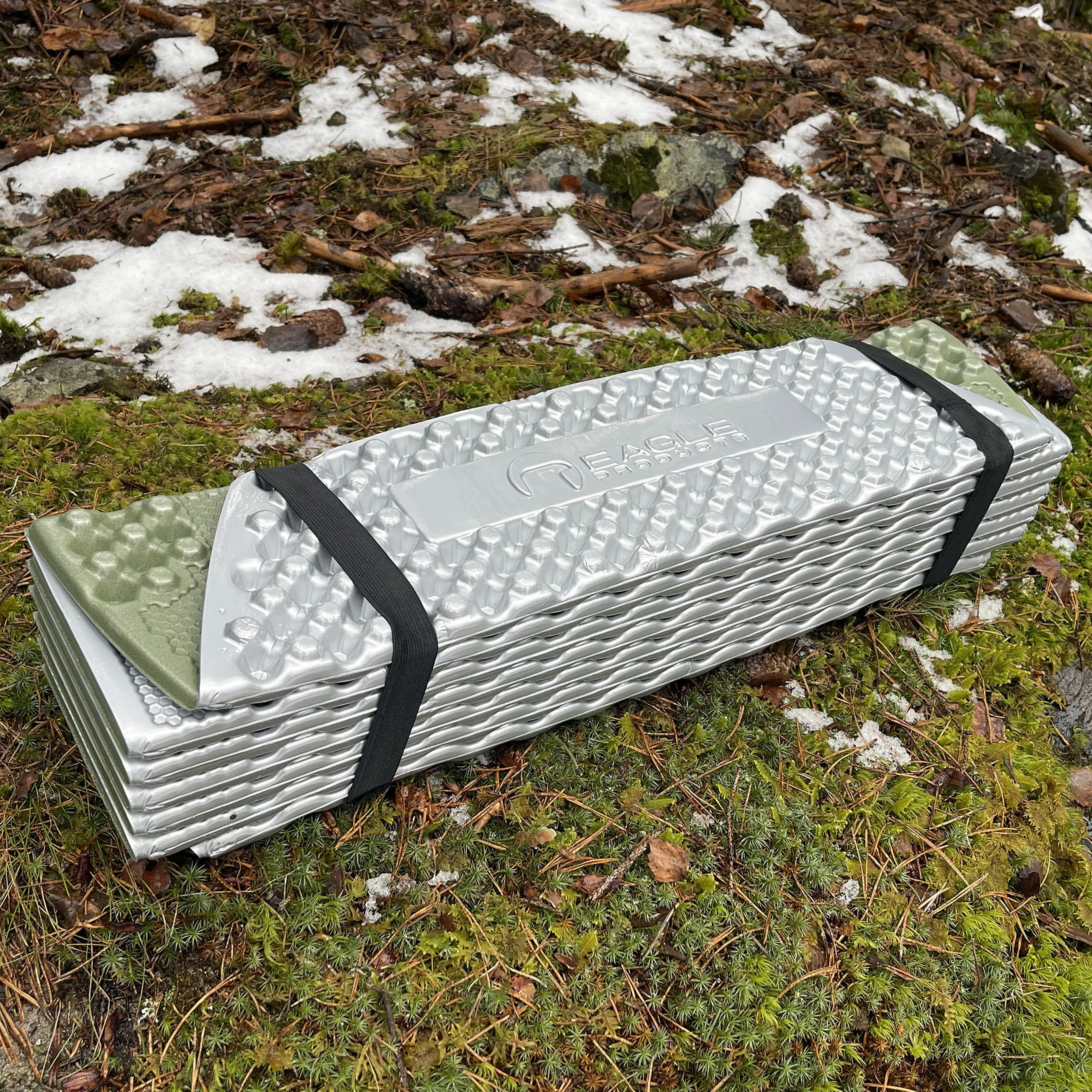 Liggeunderlag med isofoil, foldbart