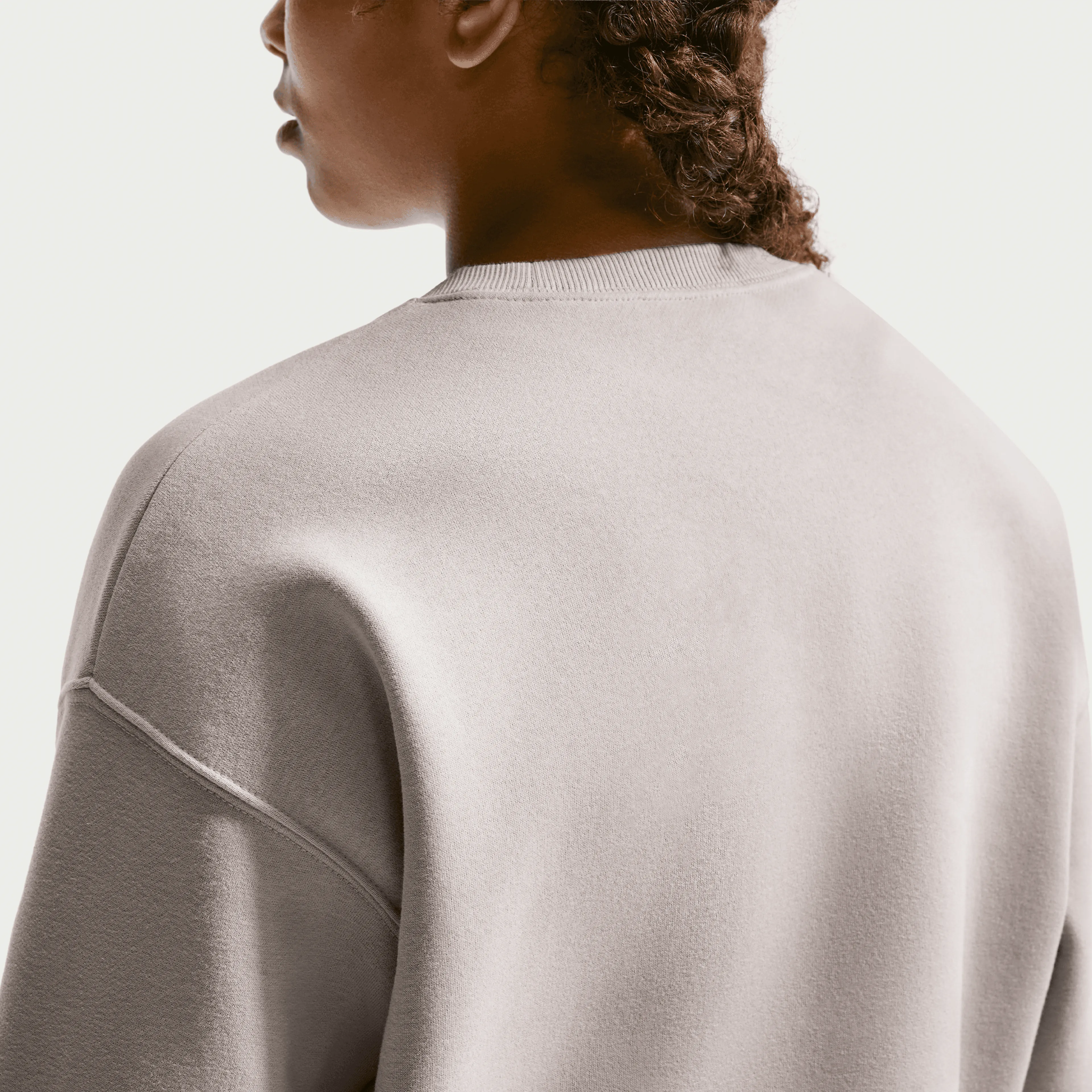 Sportswear Studio Girls' Boxy Fleece Crew-Neck