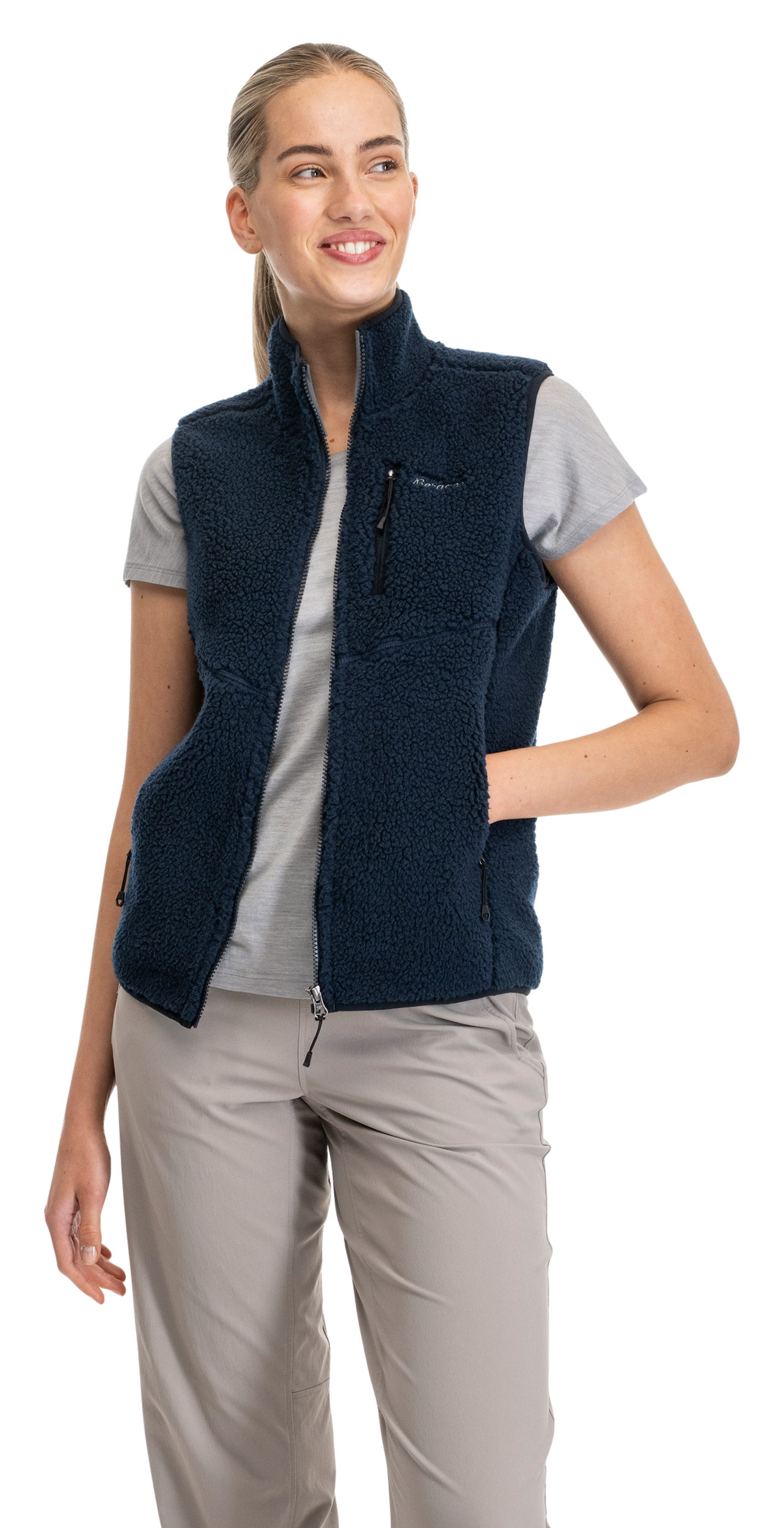 Lunnan Pile Fleece Vest Women