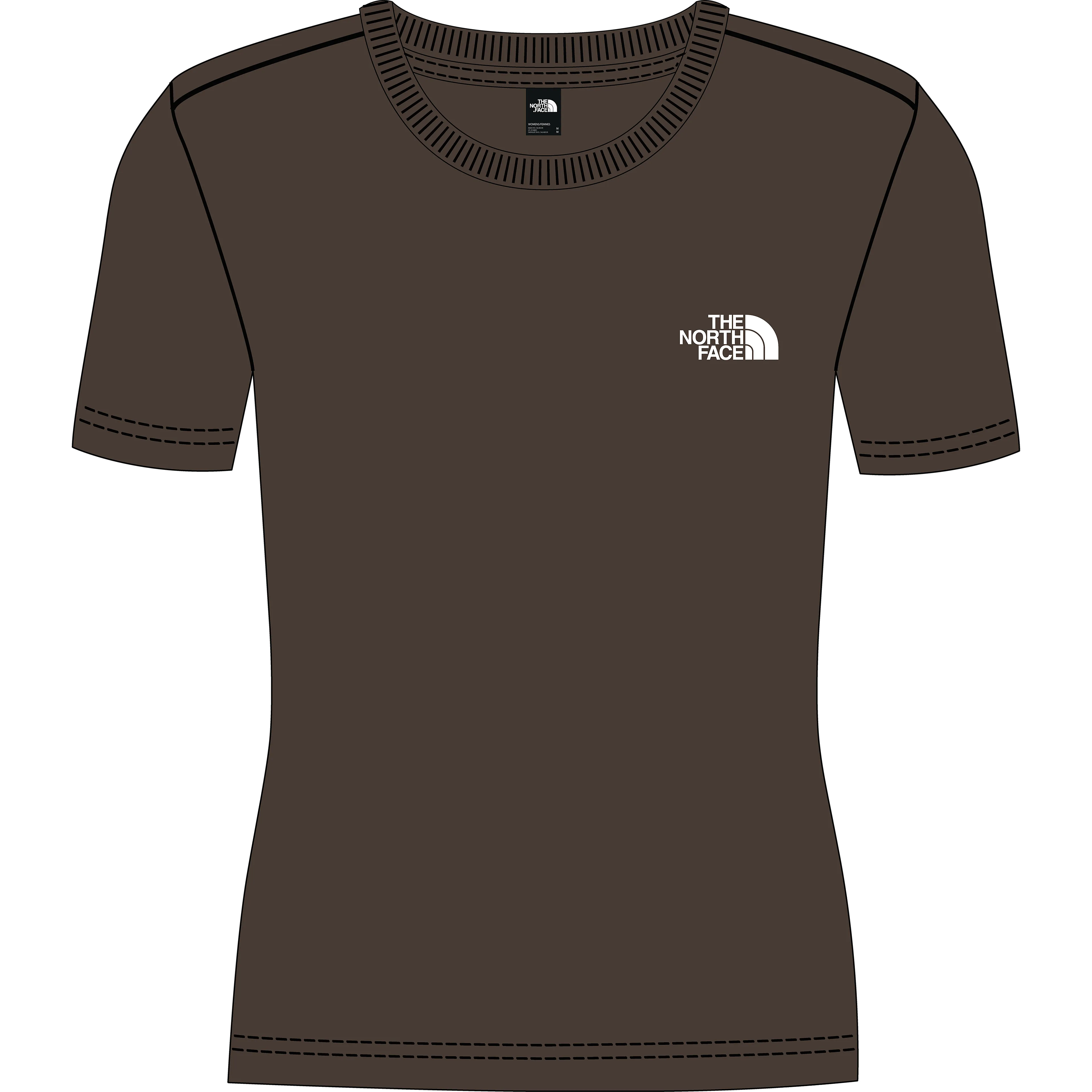 W S/S SIMPLE DOME TEE