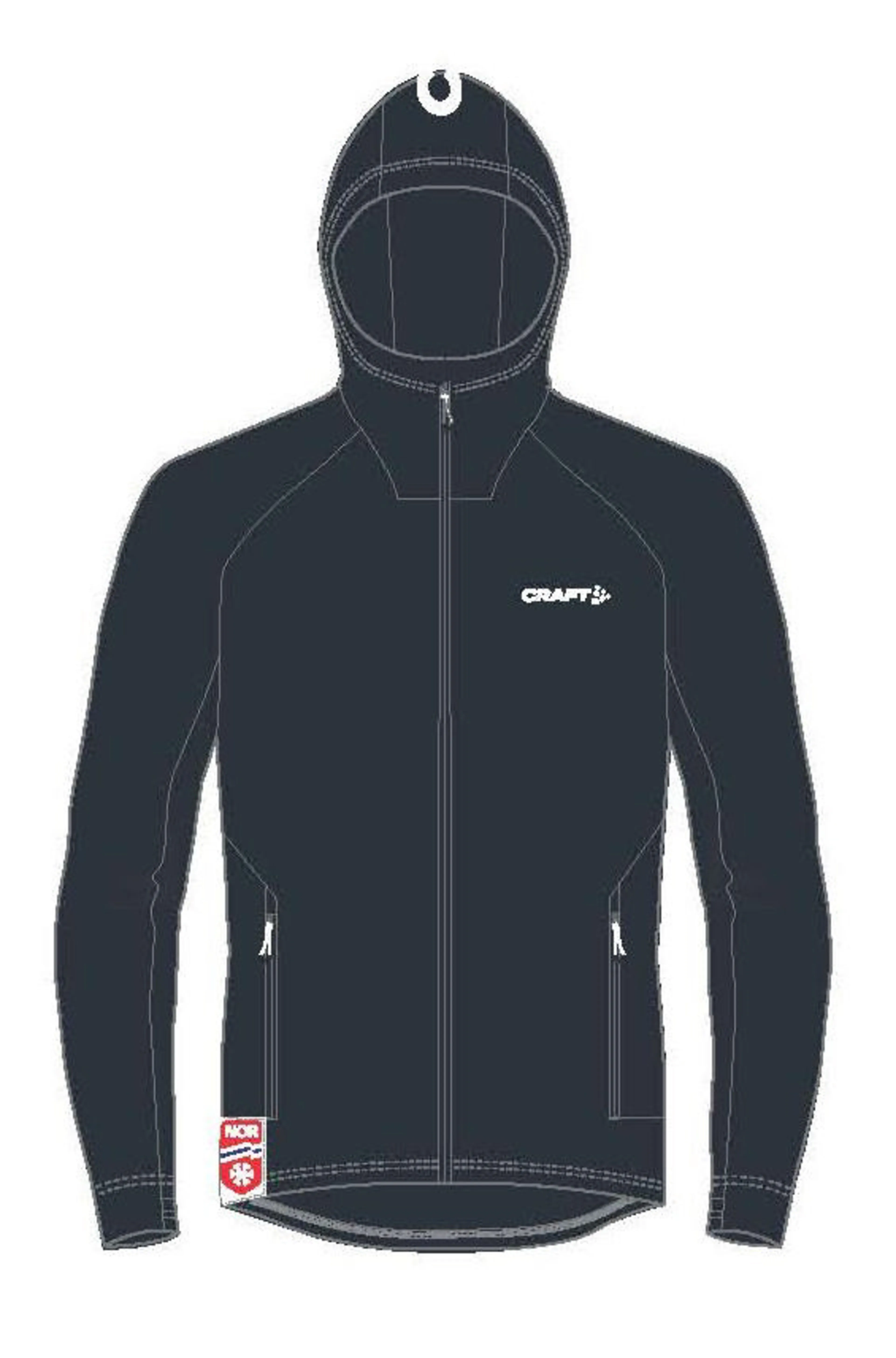 NOR Explore Power Fleece Hood Jkt M
