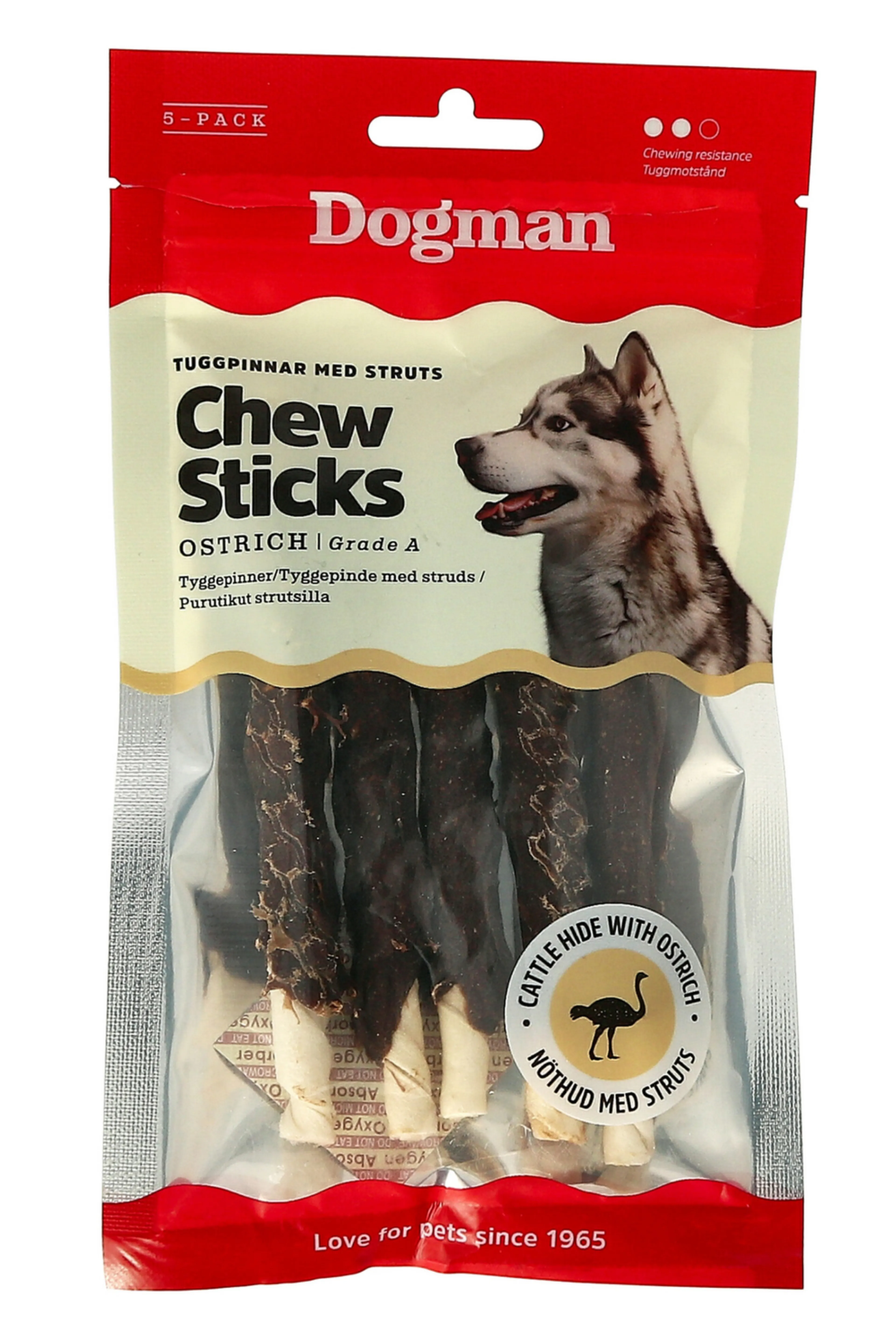 Dogman Tyggeruller med Kylling 3pk Hvit 10cm