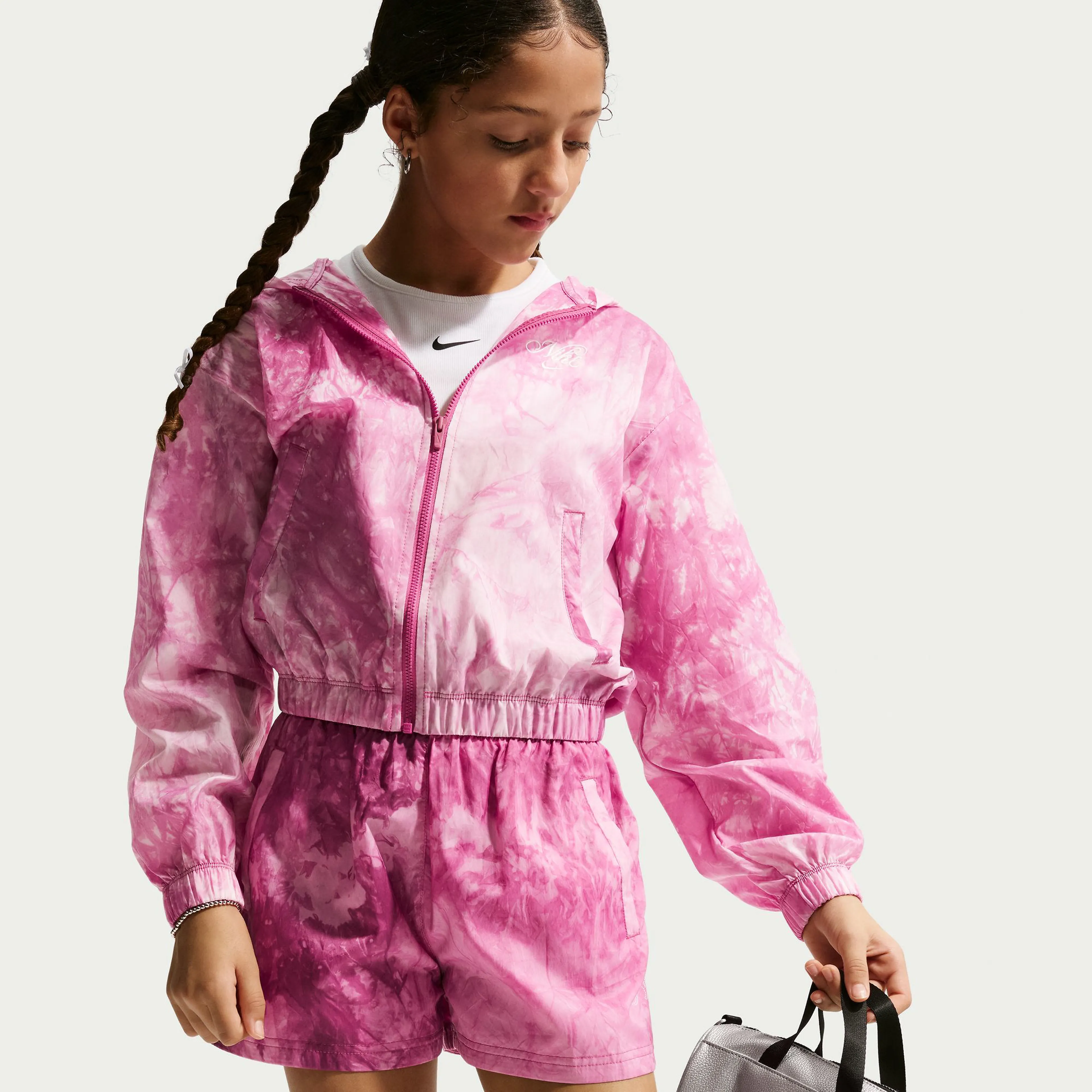 Sportswear Club Girls' Woven Track Jacket