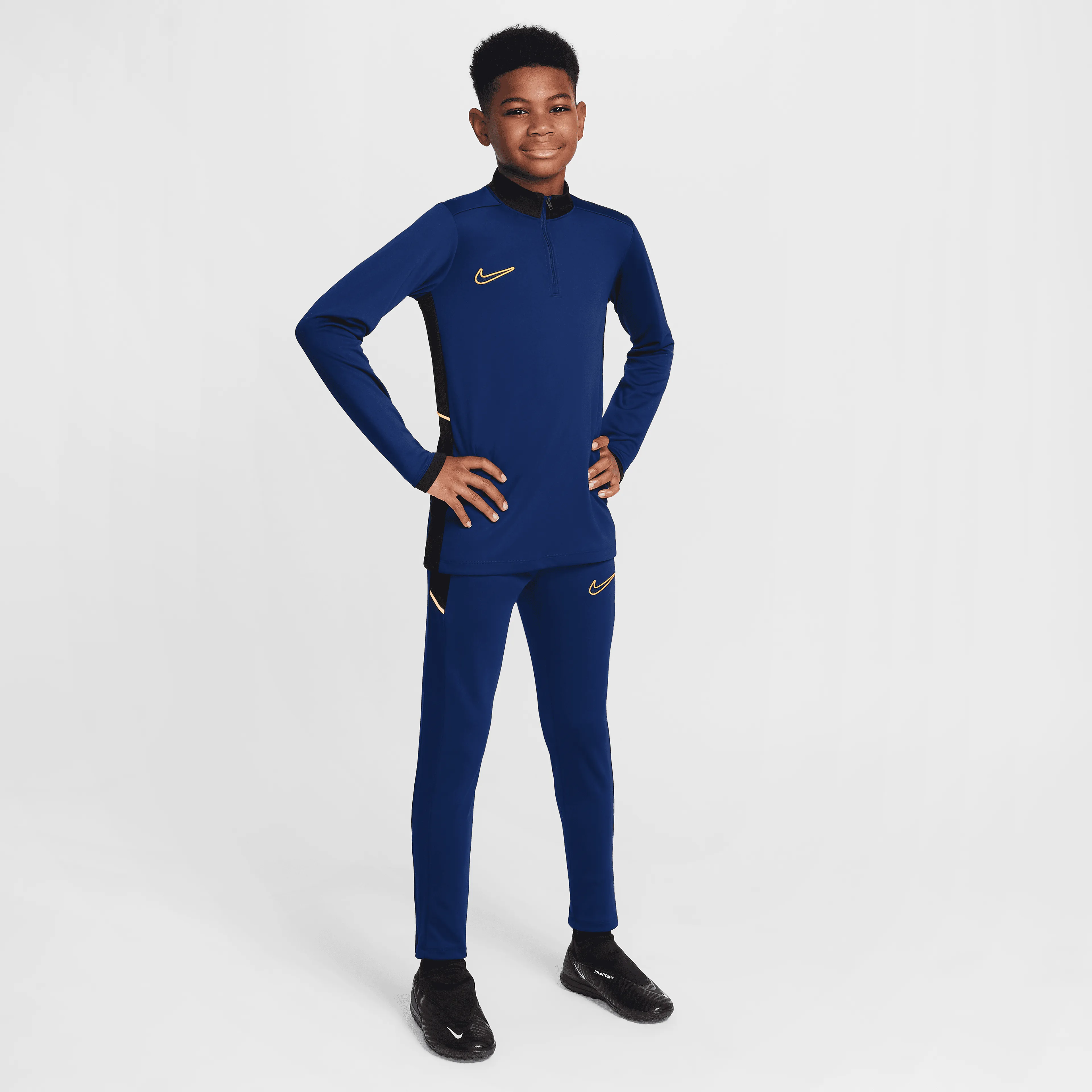 Academy Big Kids' Dri-FIT Long-Sleeve 1/4-Zip Soccer Drill Top