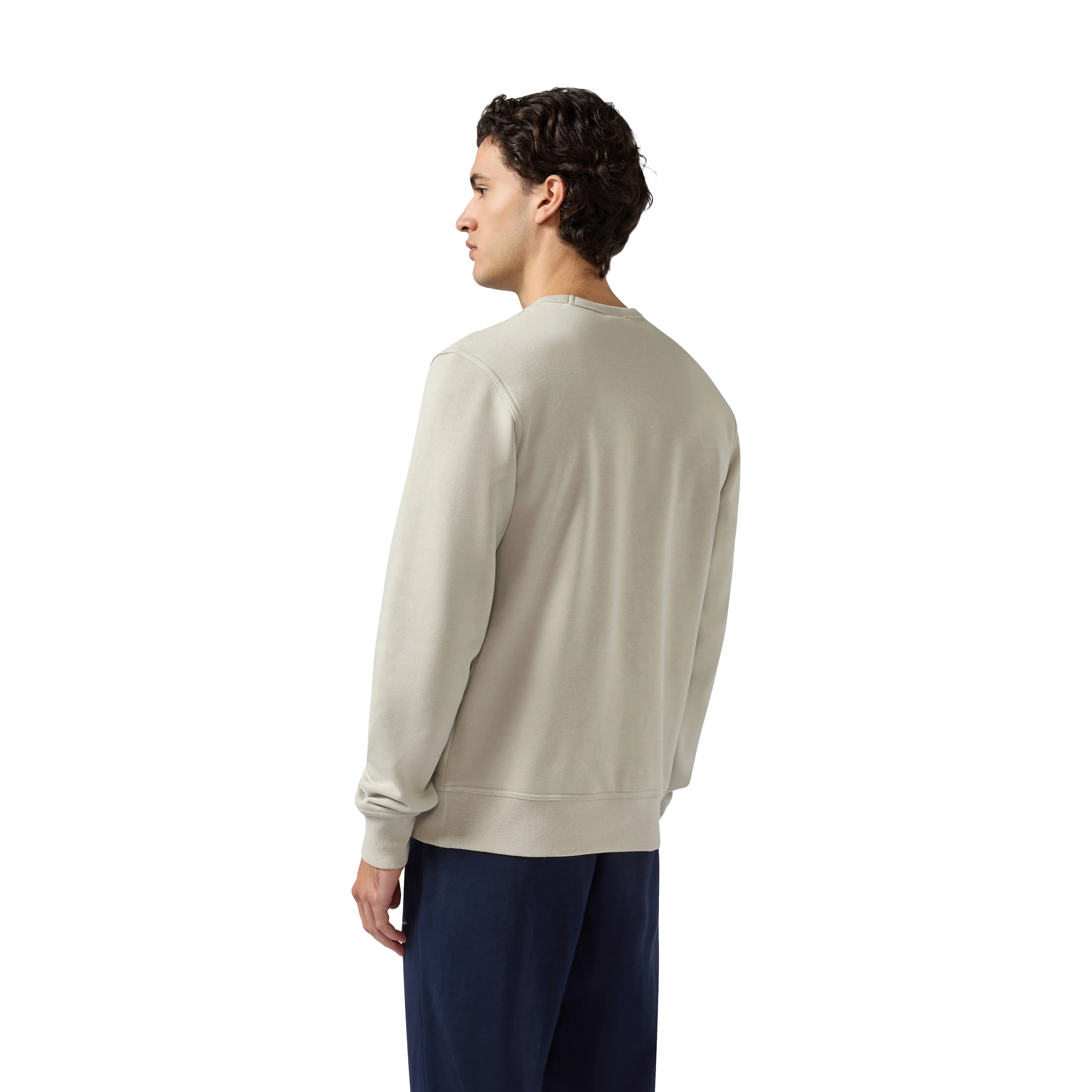 Crewneck Sweatshirt small contrast logo mens