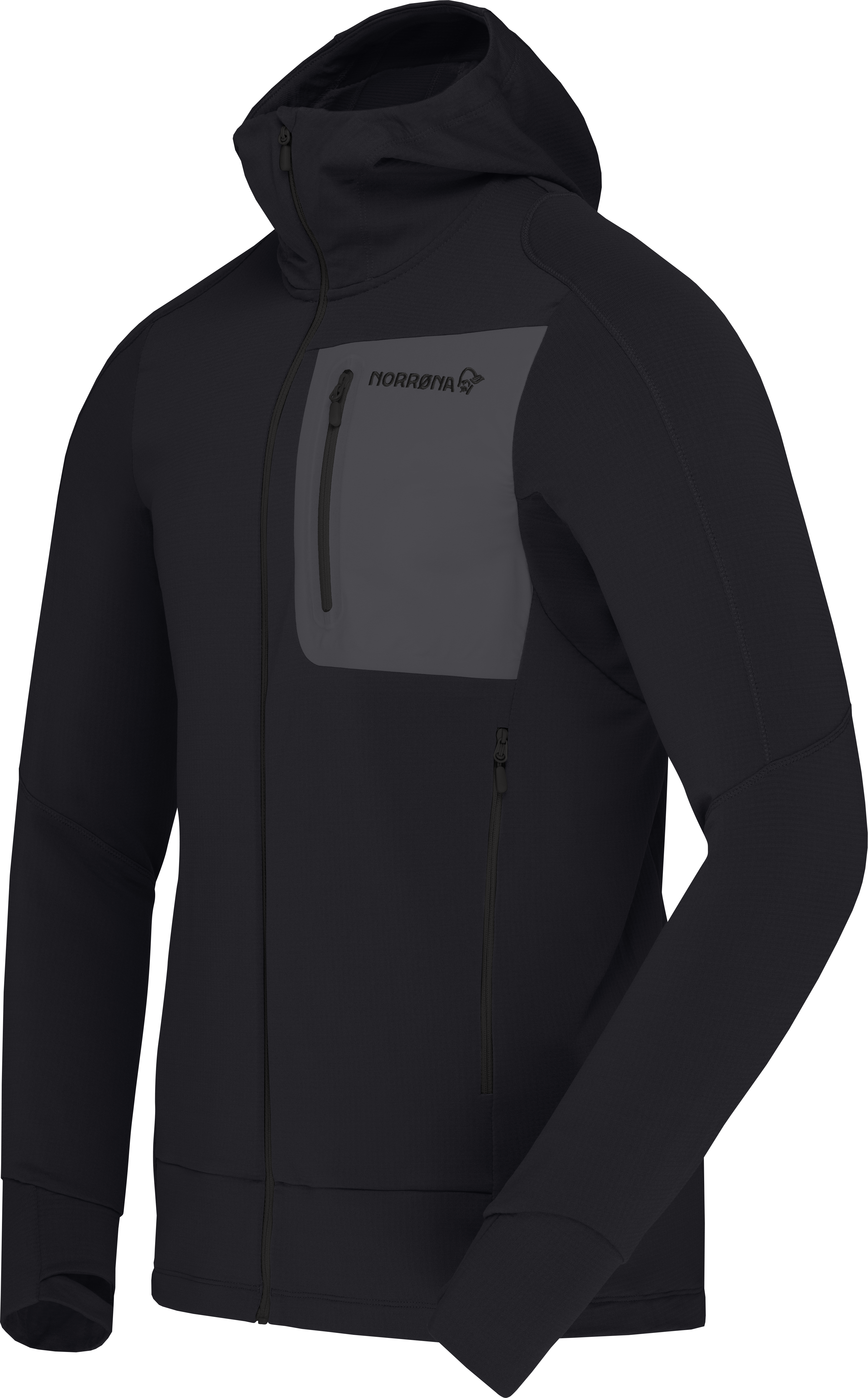 falketind Power Grid Zip Hood M's