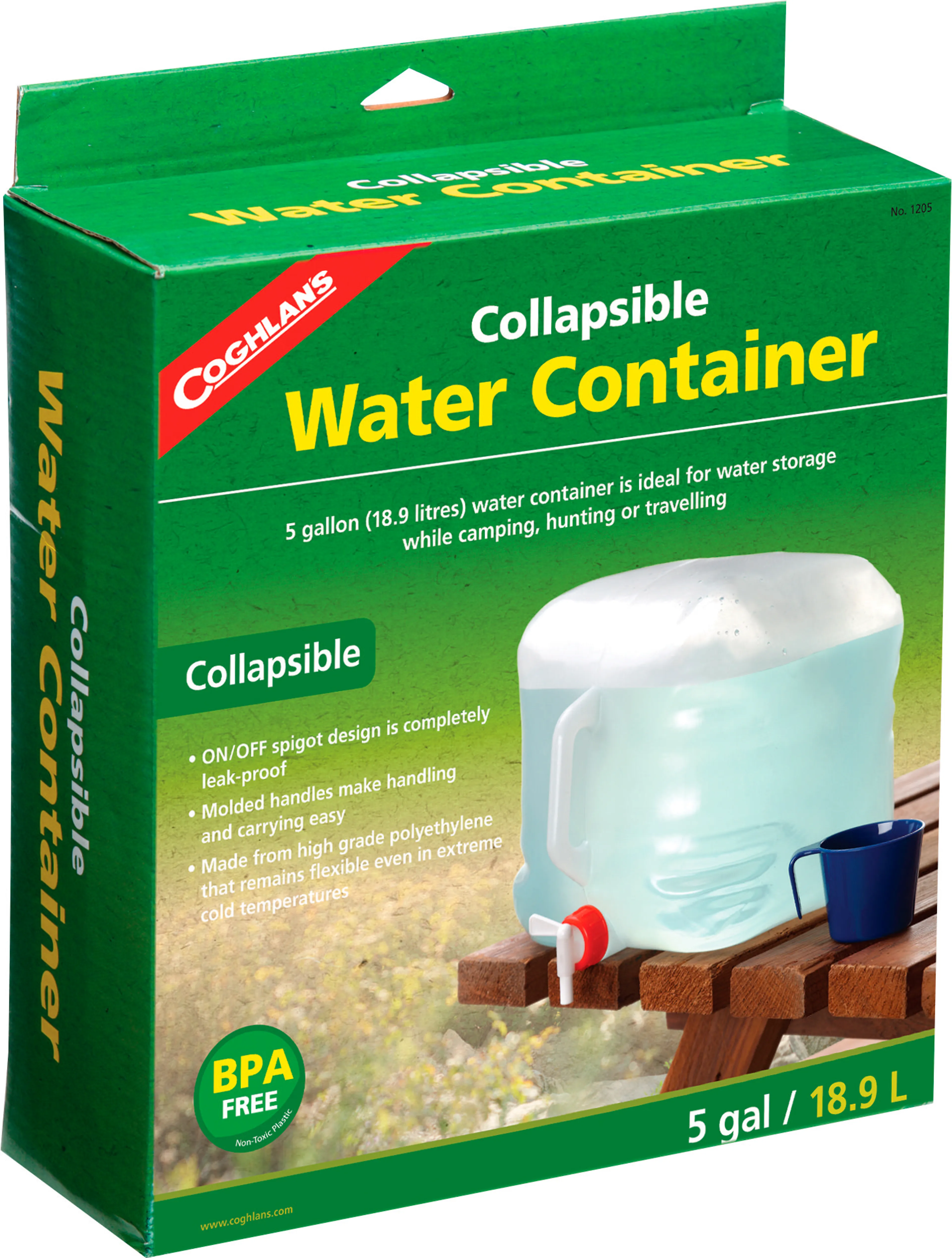 Vannbeholder sammenleggbar 19 L