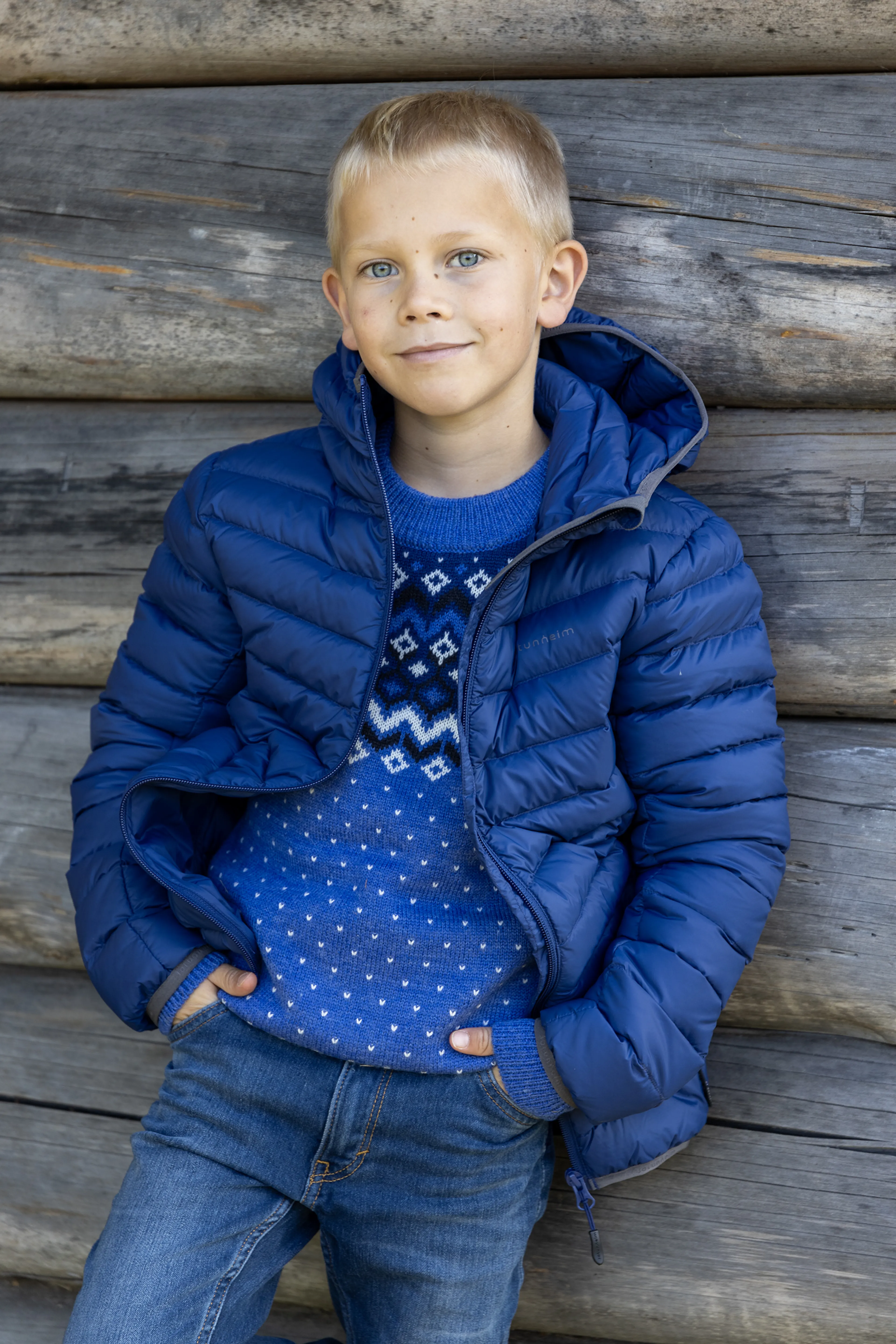 Blåhø dunjakke Jr Blåhø dunjakke Jr