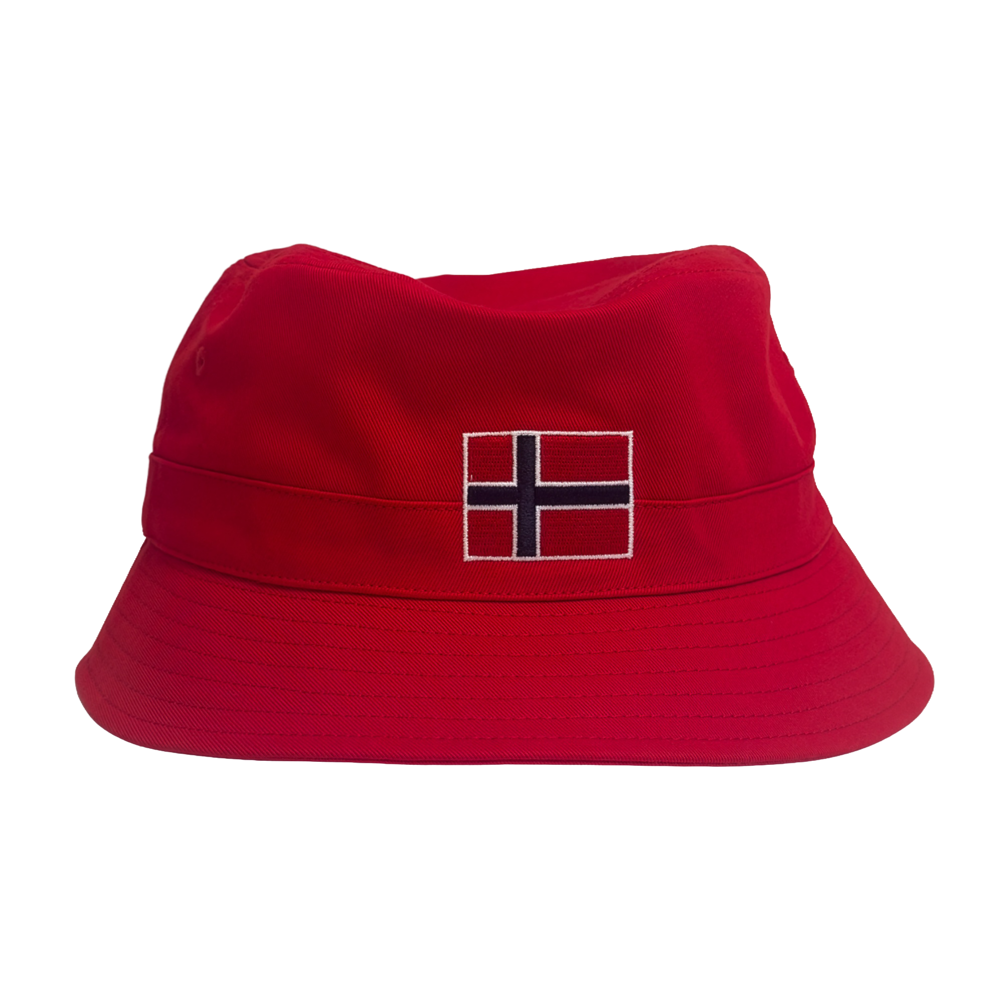 Bøttehatt NORGE rød