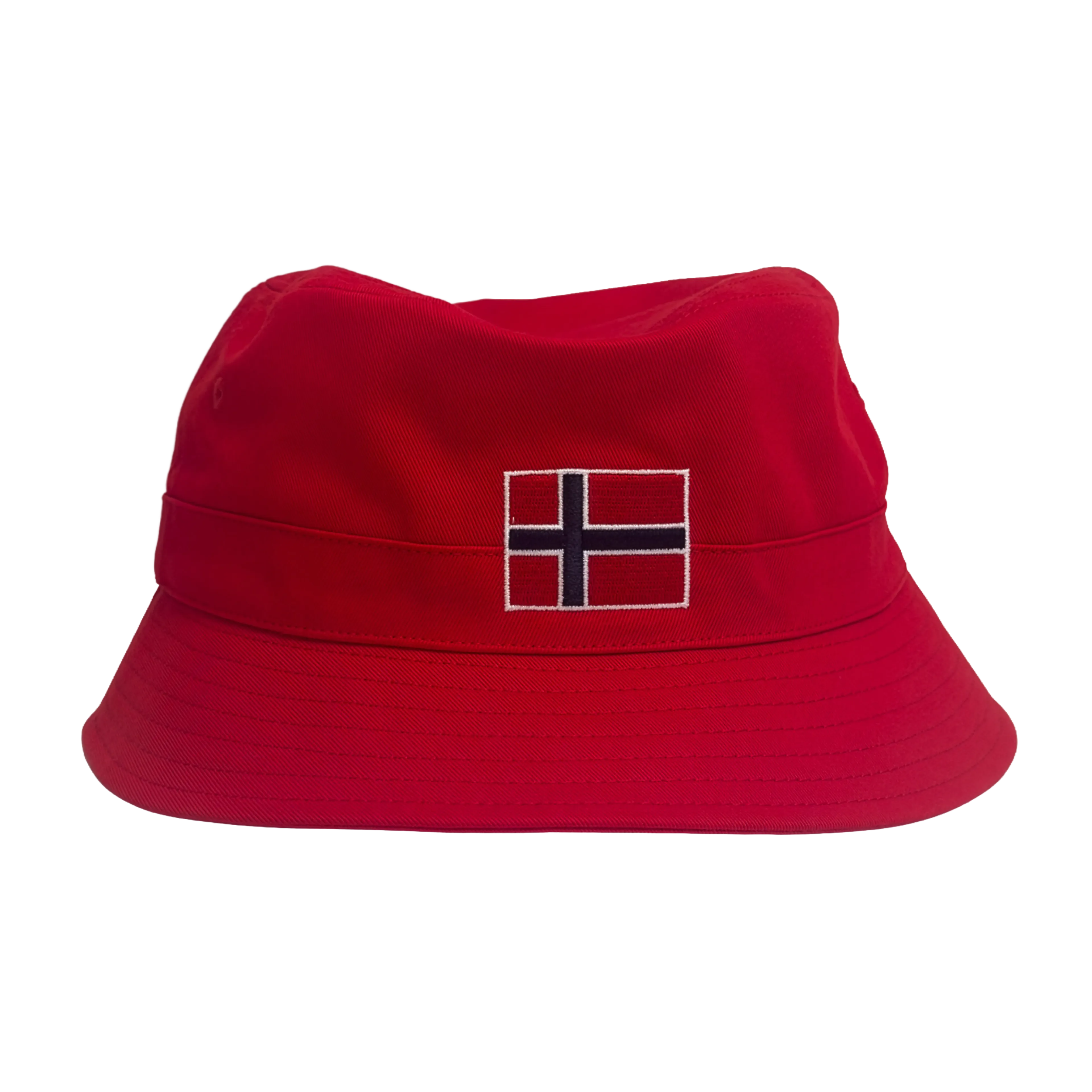 Bøttehatt NORGE rød