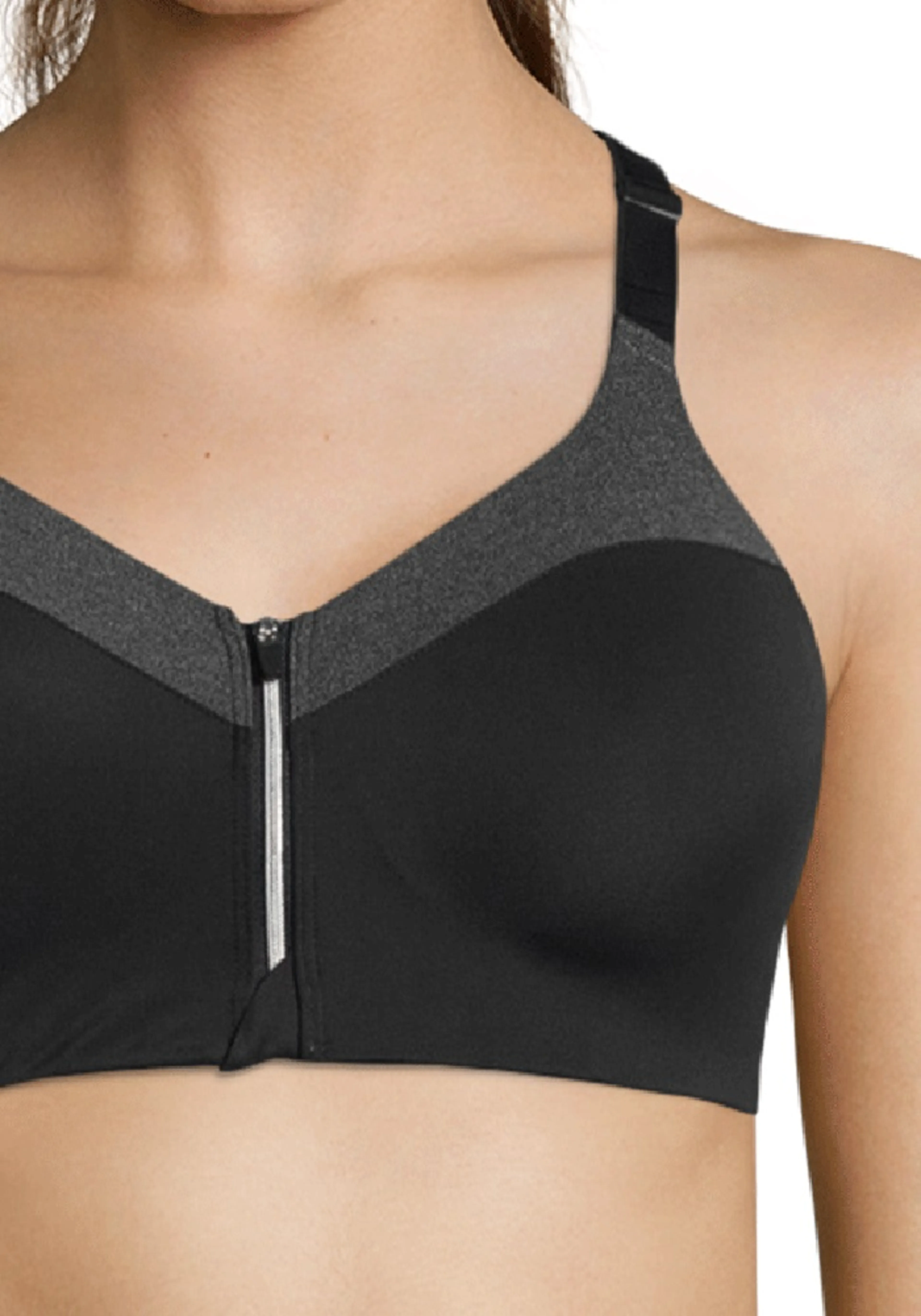 Front Zip Sports Bra sports-BH dame