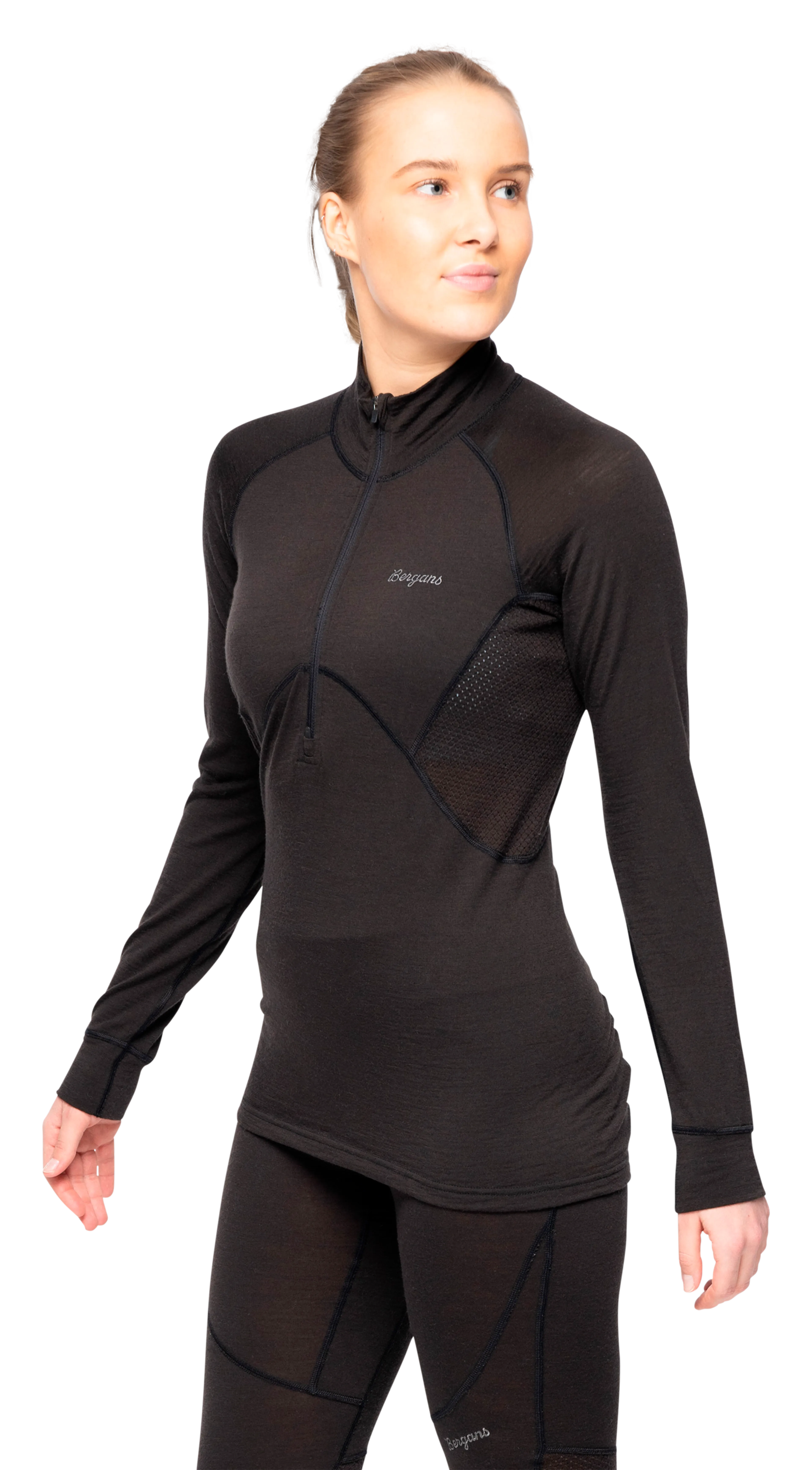 Inner:Pure Merino Half Zip Women