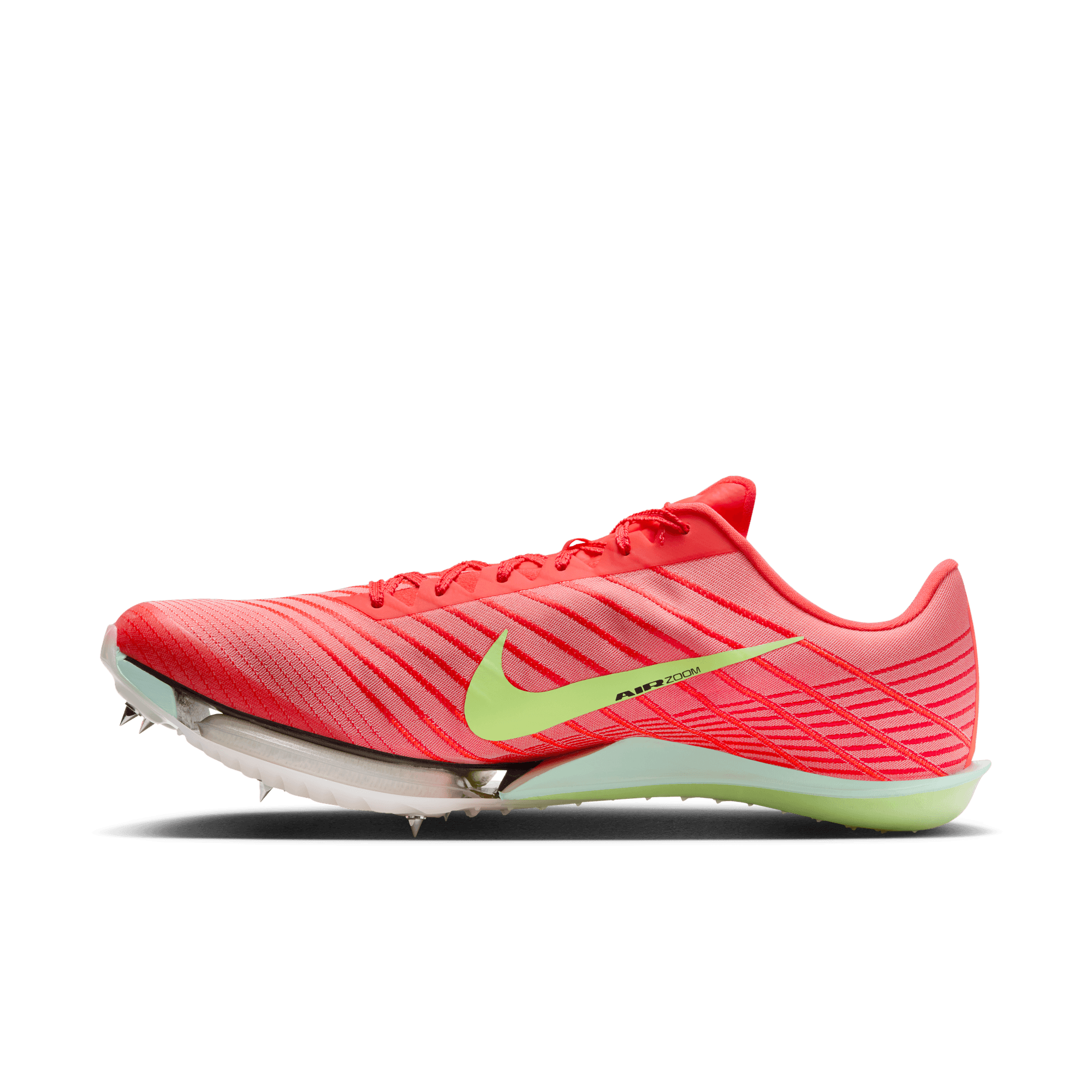 NIKE AIR ZOOM MAXFLY 2 BRIGHT CRIMSON/WASHED CORAL-LIME BLAST