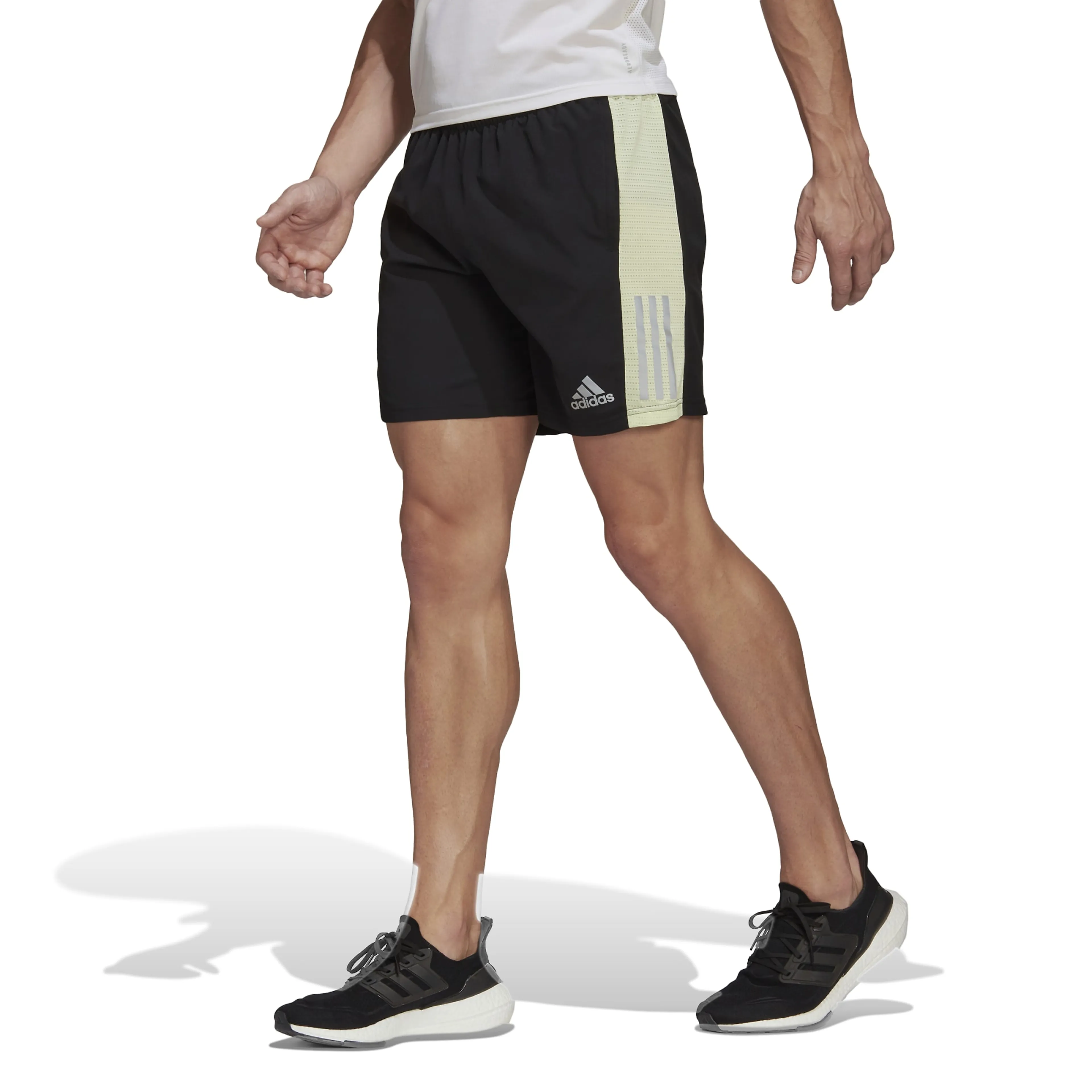 Own the Run shorts herre