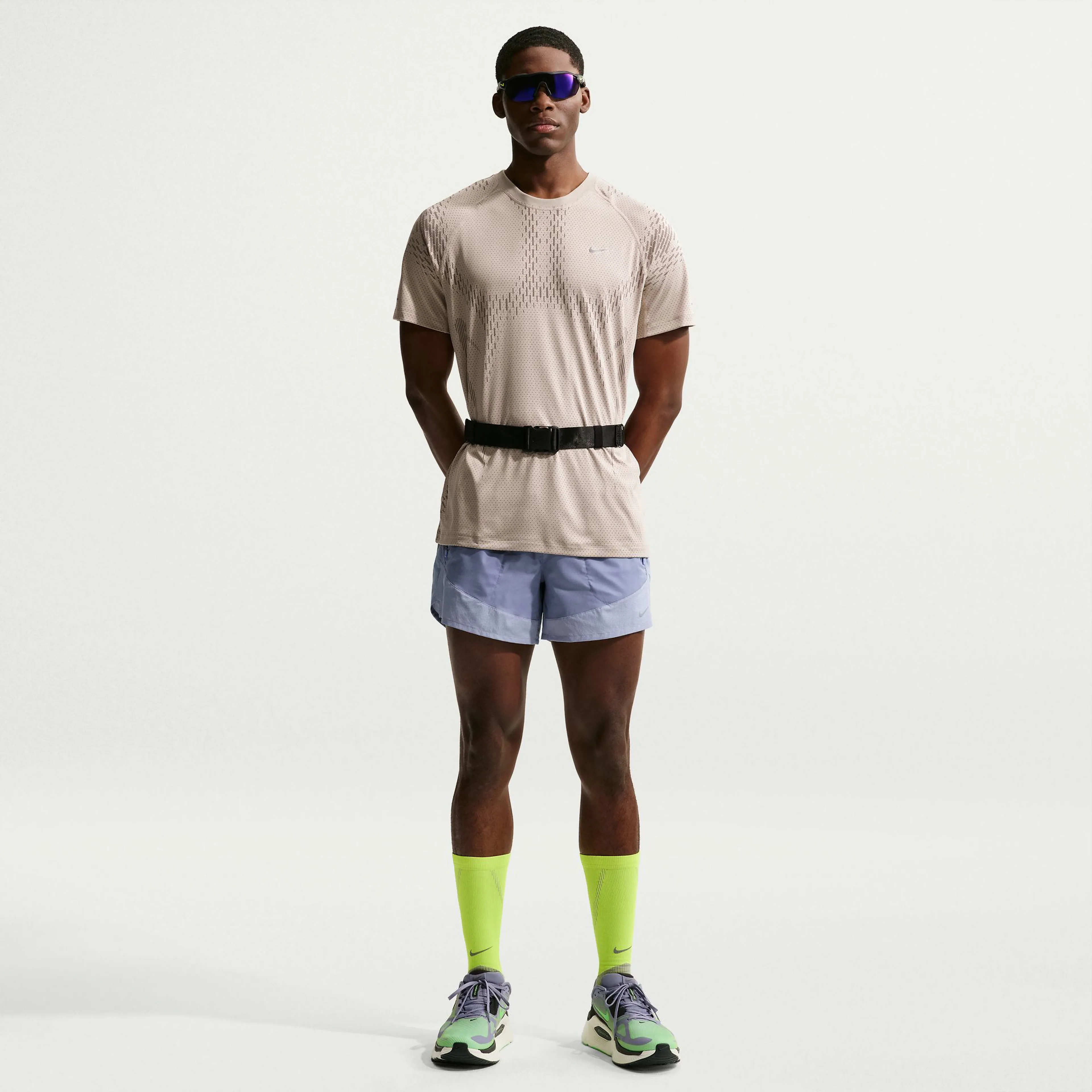 Stride Plus Men's Dri-FIT 5" Brief-Lined Running Shorts