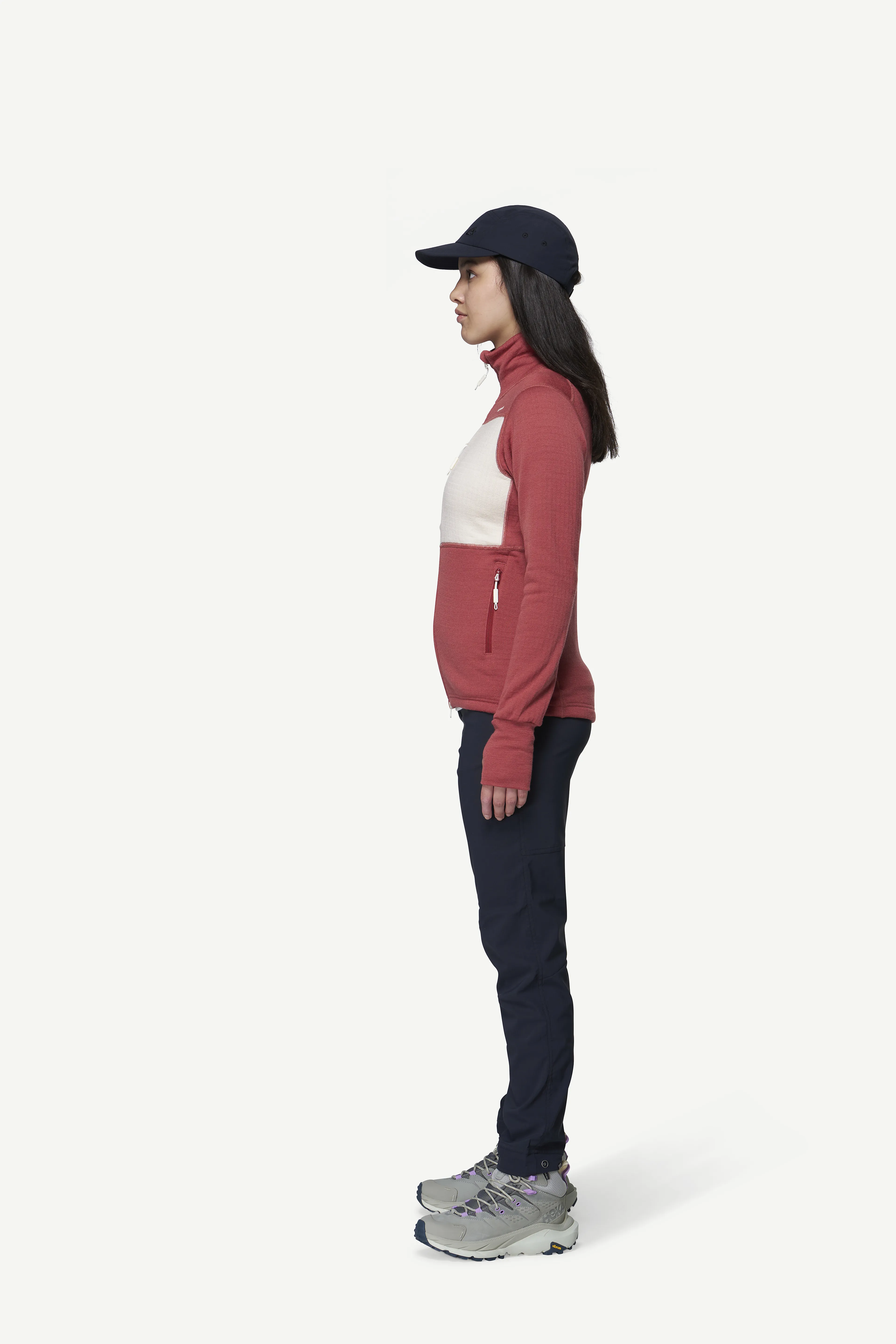 EGGA GRID MERINO JKT WMN