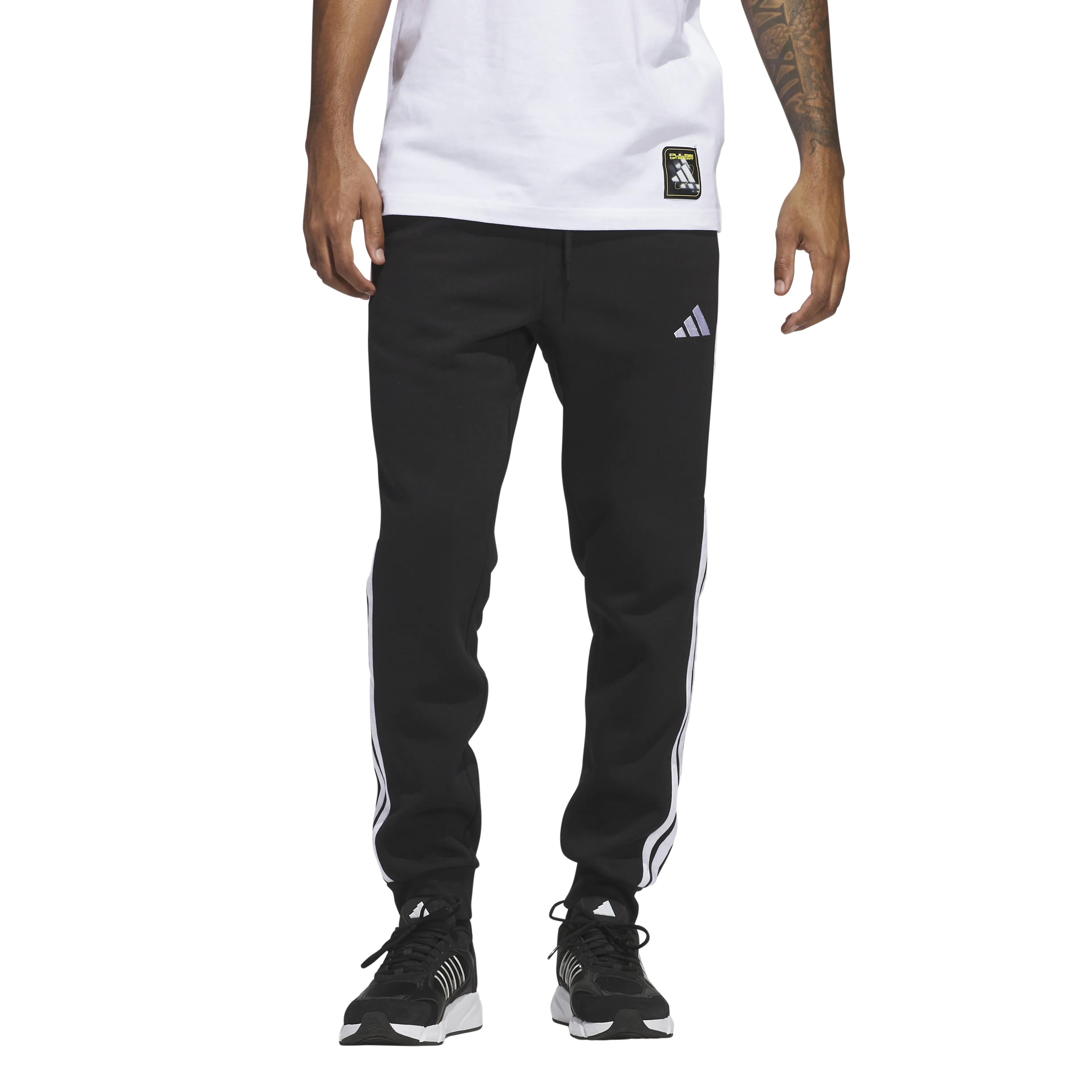 Essentials 3-Stripes Fleece Joggers