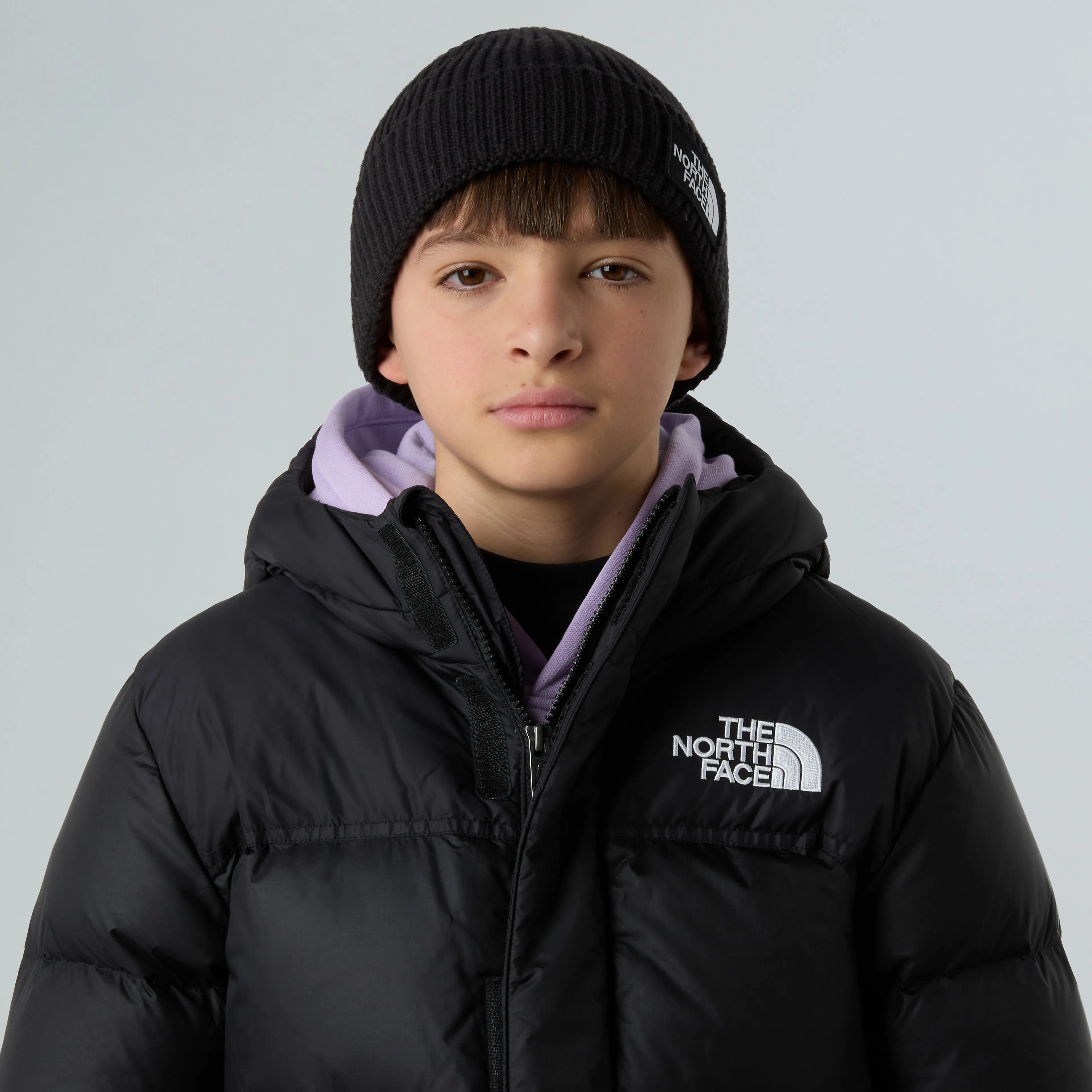 KIDS TNF LOGO BOX CUFFED BEANIE KIDS TNF LOGO BOX CUFFED BEANIE