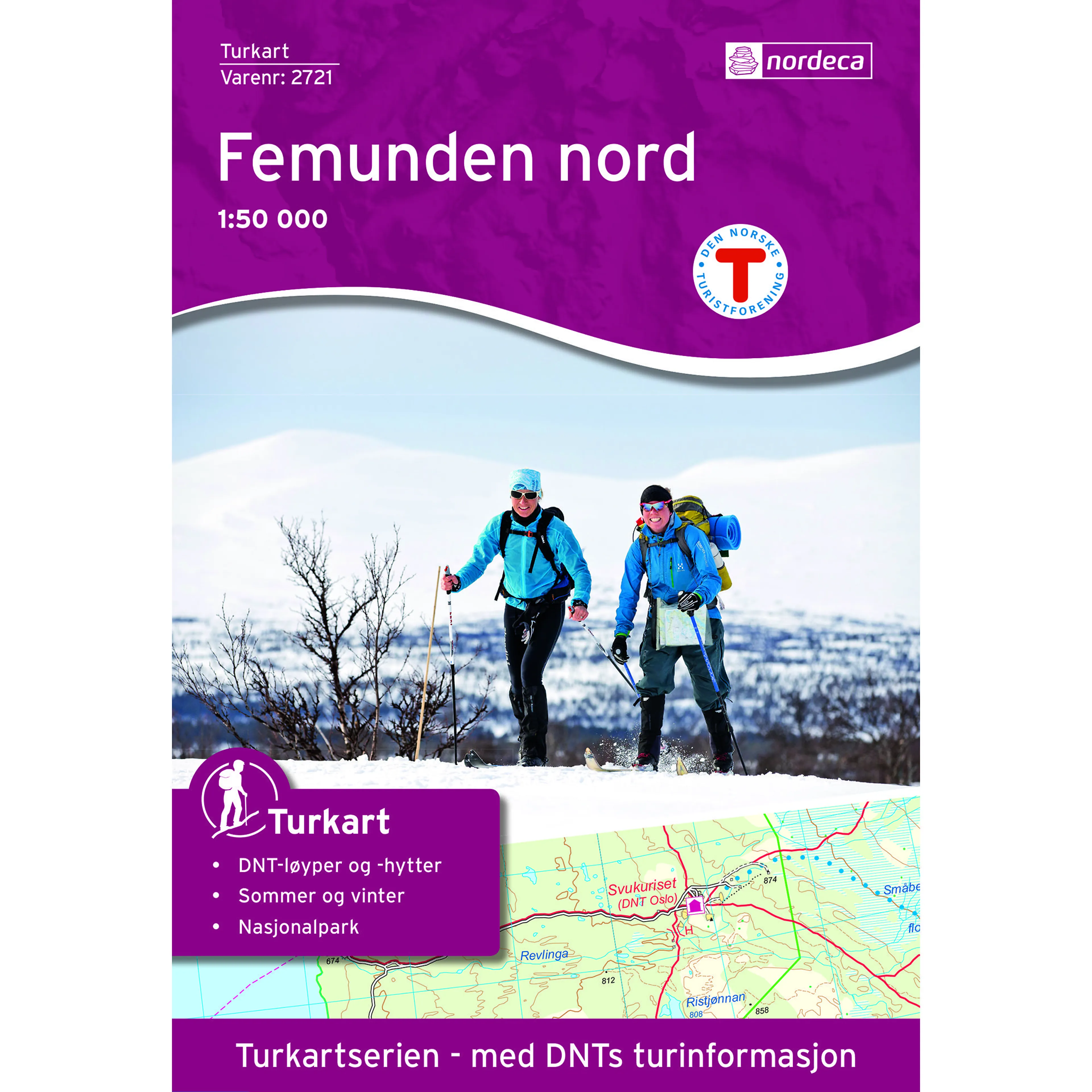 FEMUNDEN NORD 1:50 000