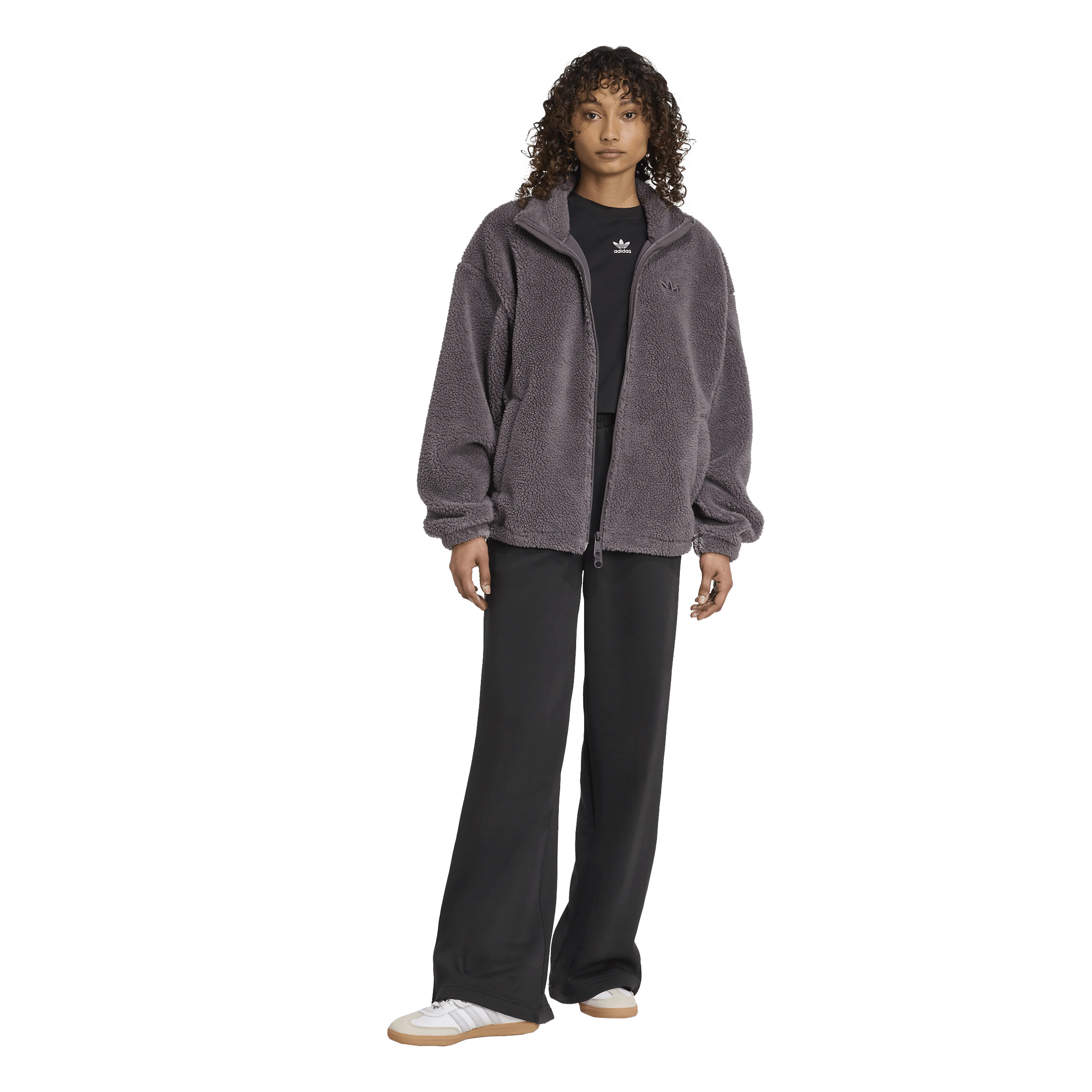 Essentials Wide Leg Pant Fleece Dame