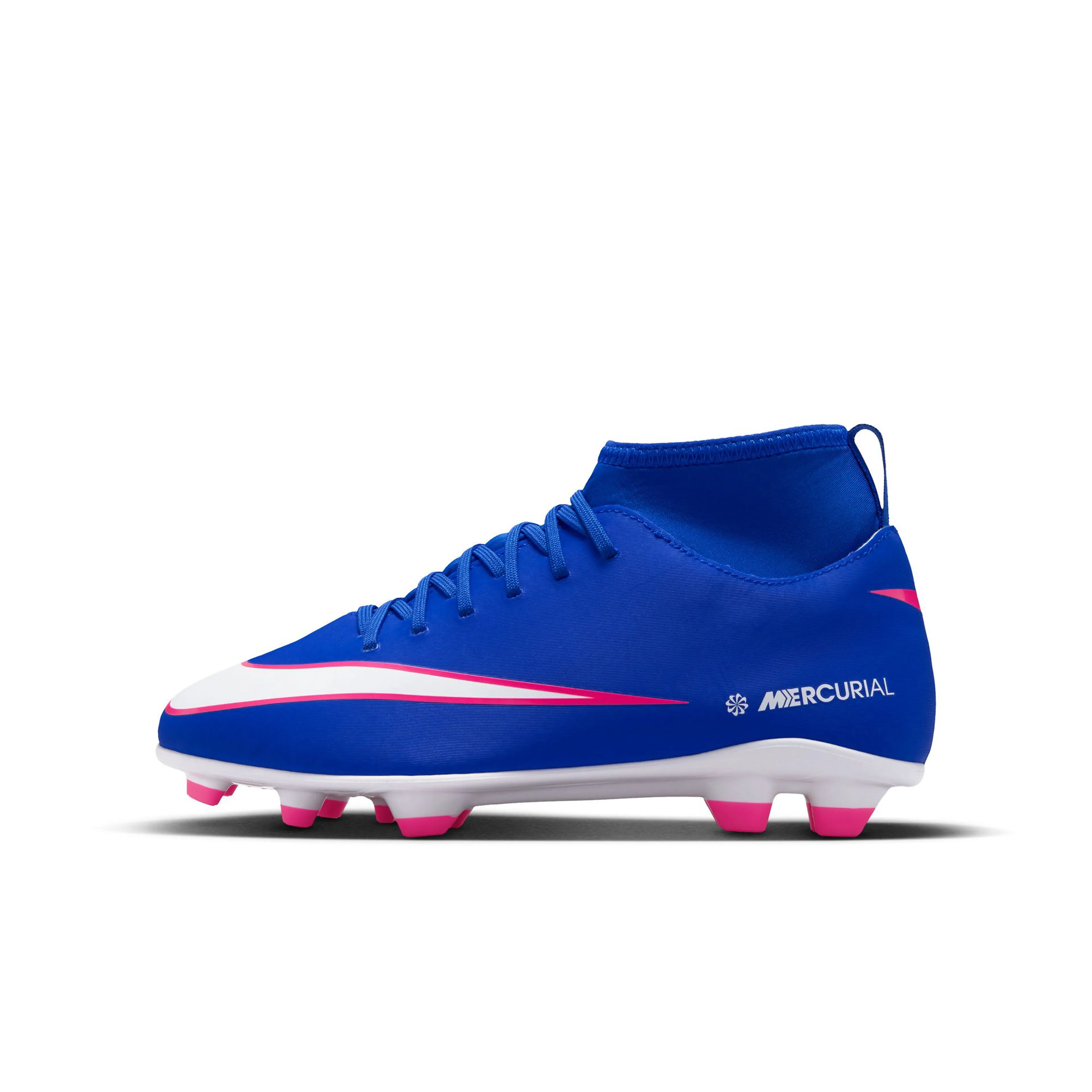 Jr. Mercurial Superfly 10 Club Little/Big Kids' Multi-Ground High-Top Fotballsko Gress/Kunstgress