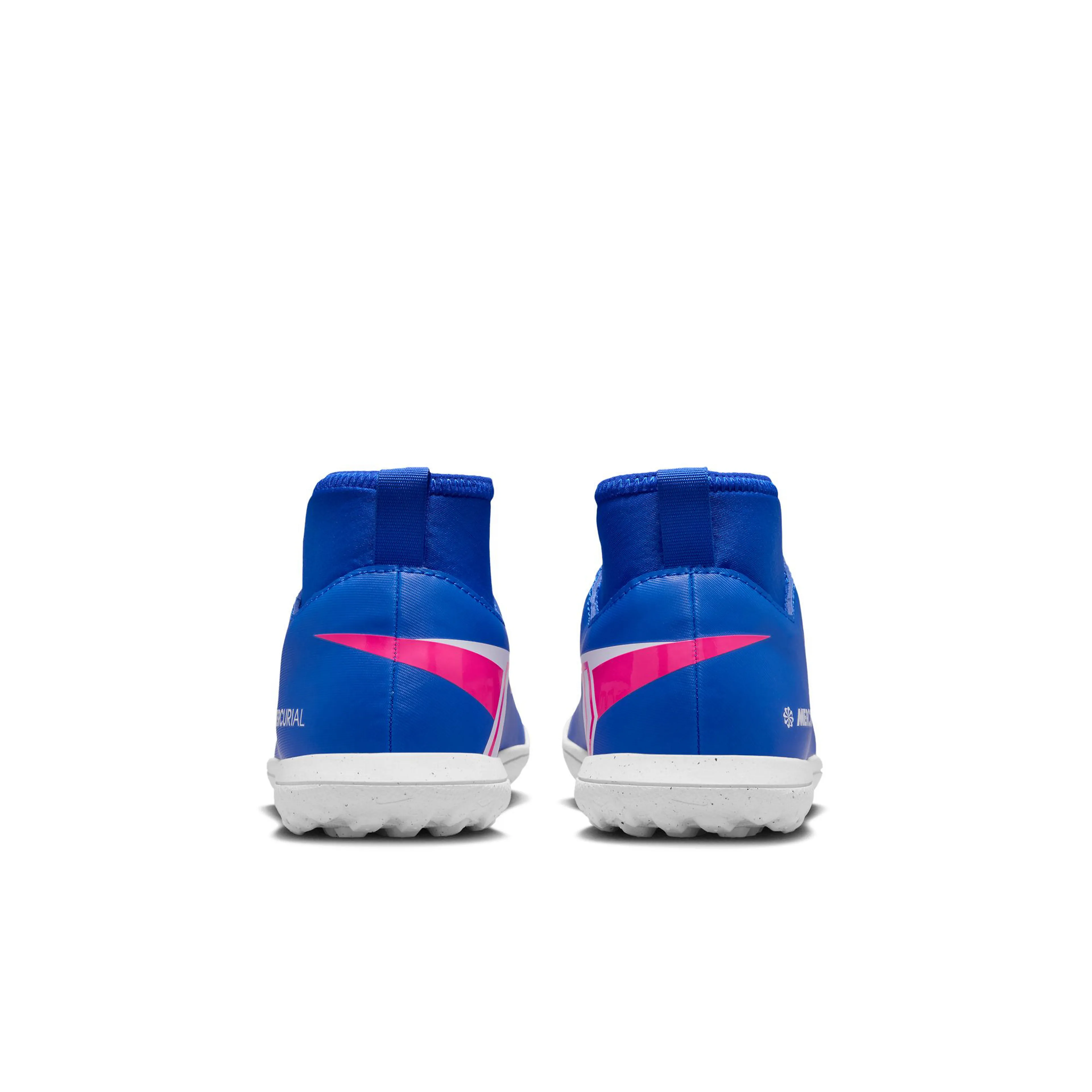 Jr. Mercurial Superfly 10 Club Little/Big Kids' Turf High-Top Fotballsko Grus/Kunstgress