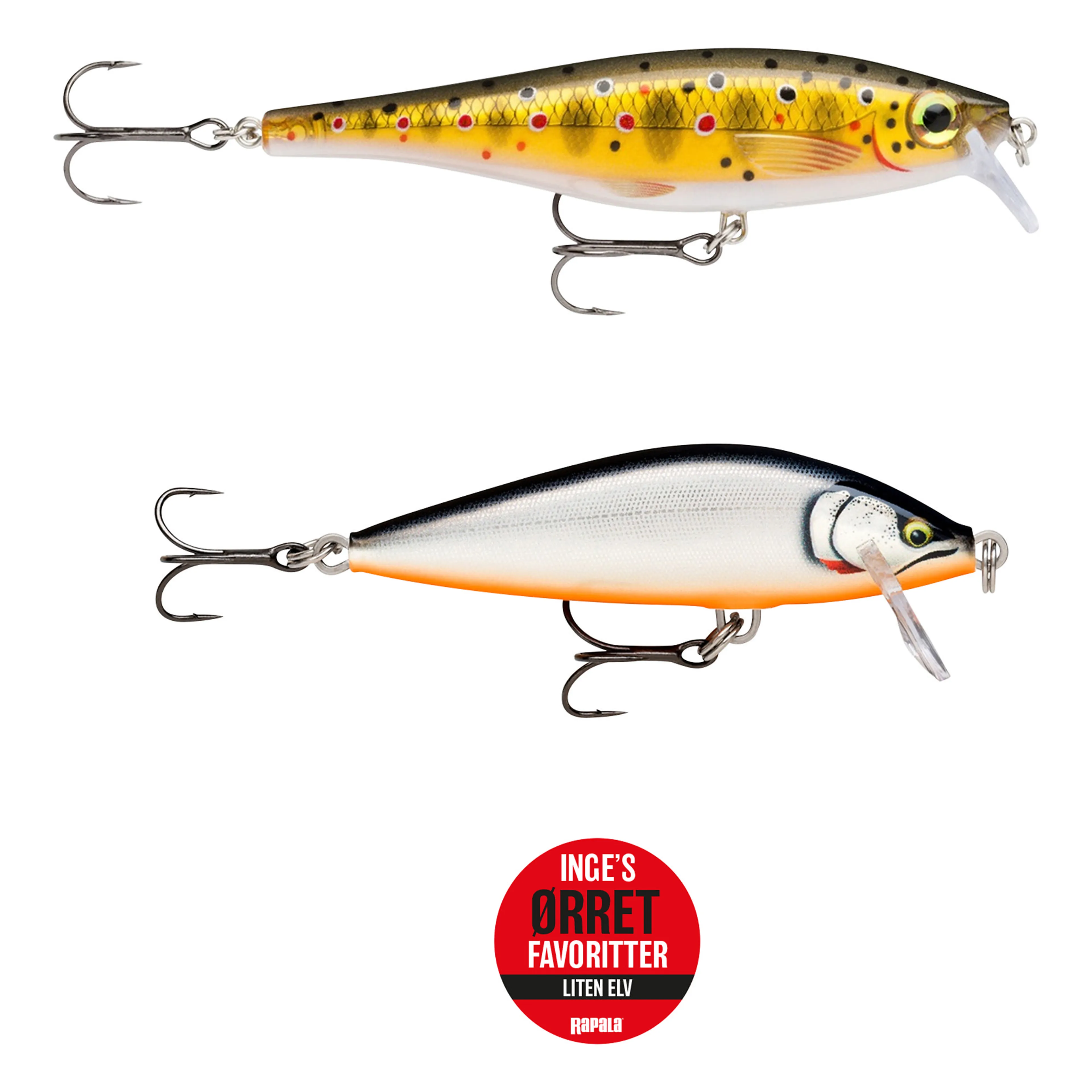 Inge Rønning's Ørretfavoritter Liten Elv 2pk Inge Rønning's Ørretfavoritter Liten Elv 2pk