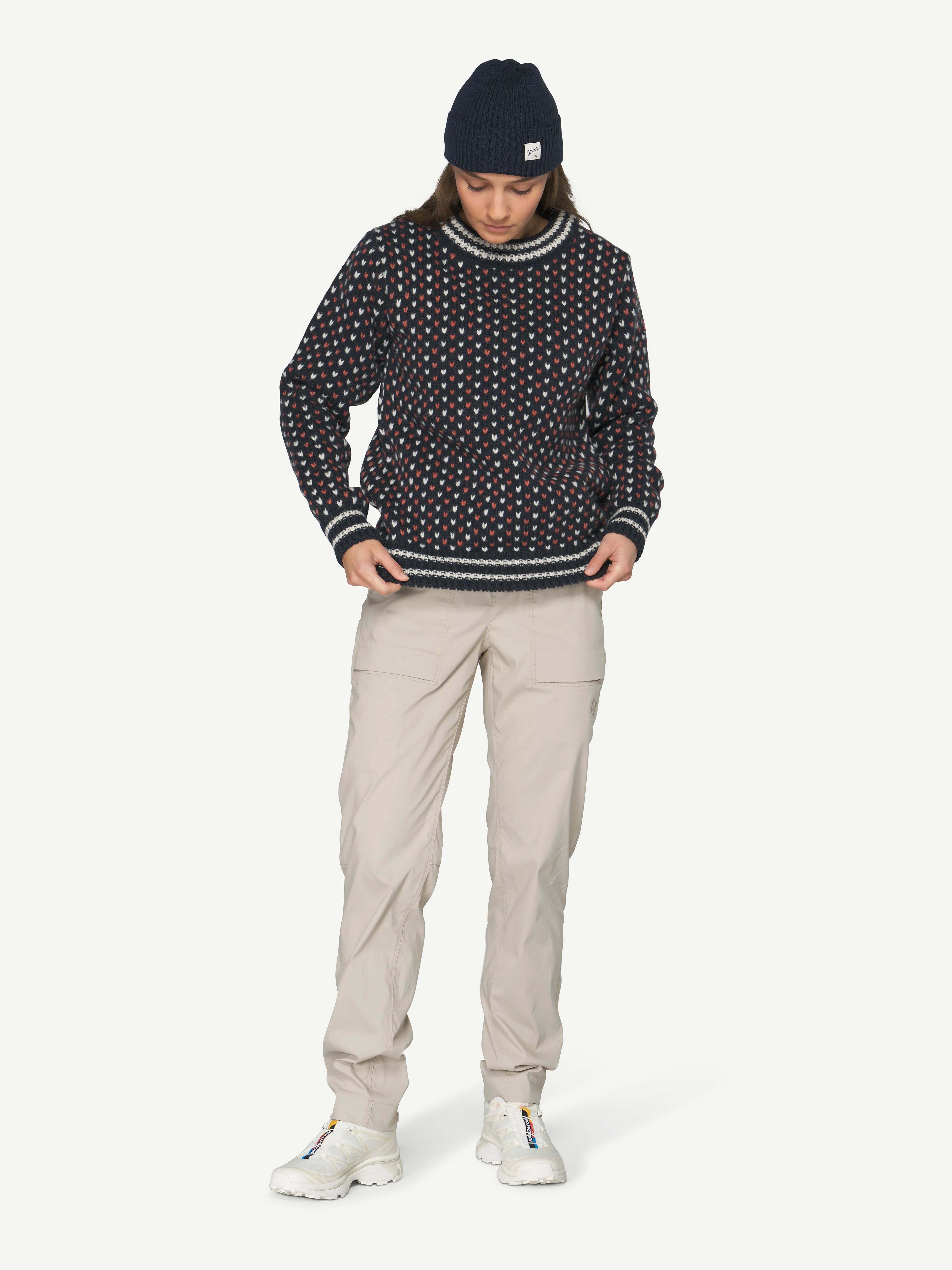 NORDSJØ TWO-TONE SWEATER