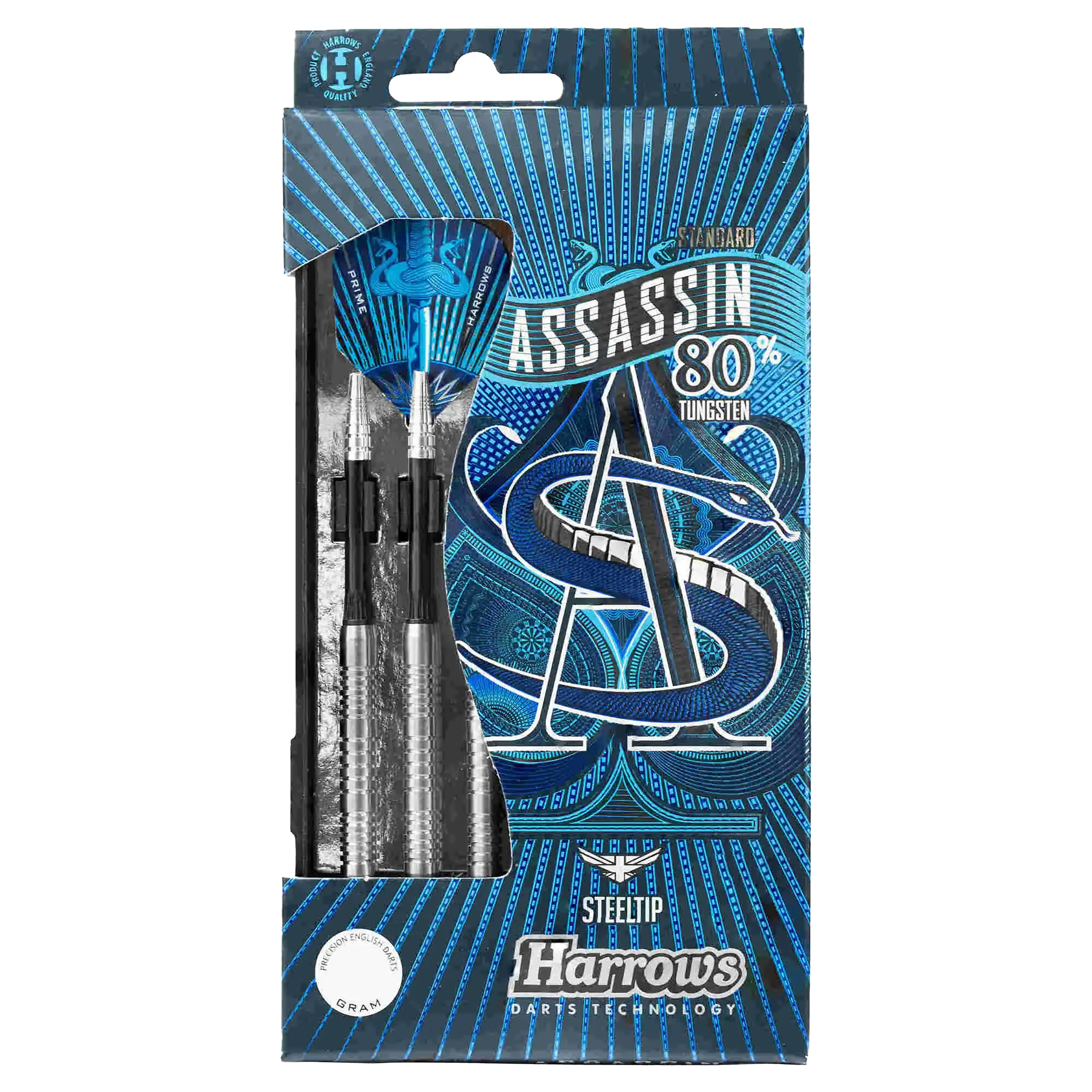 Harrows Dart Arrows Steeltip Assassin 80% Tungsten