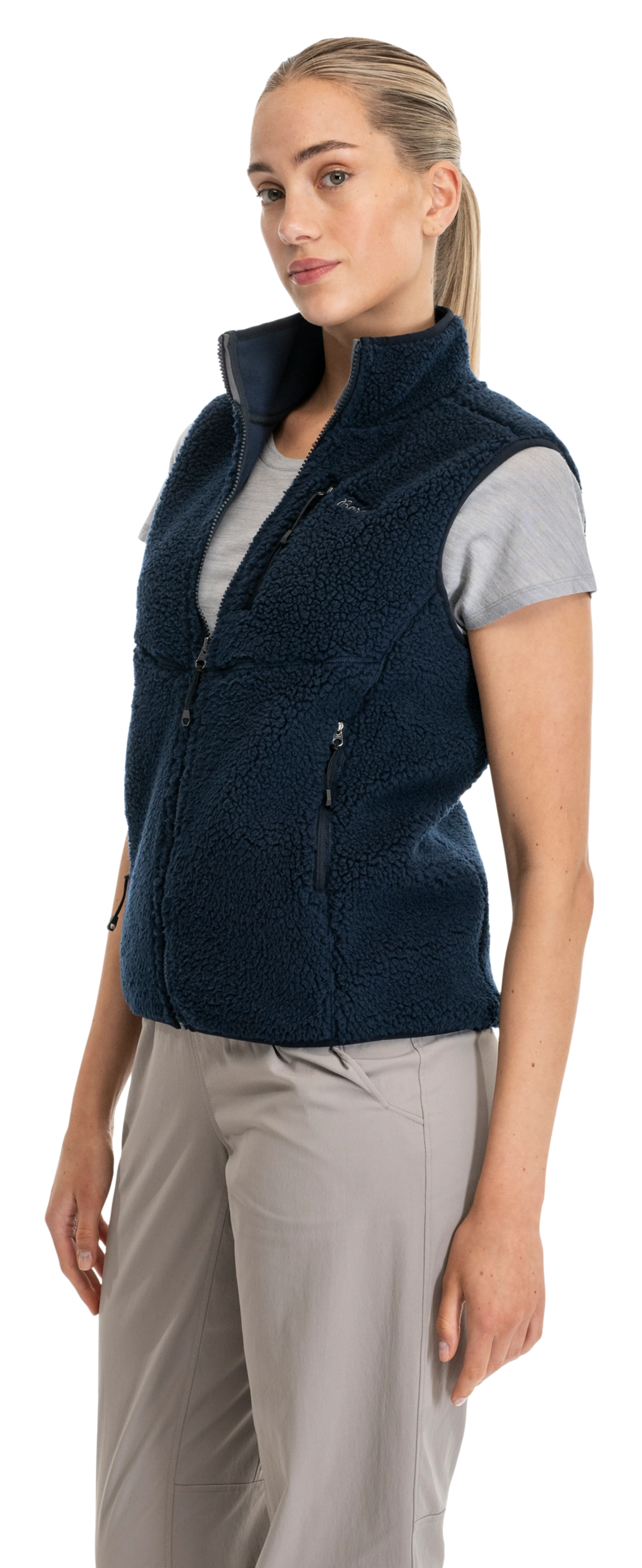 Lunnan Pile Fleece Vest Women