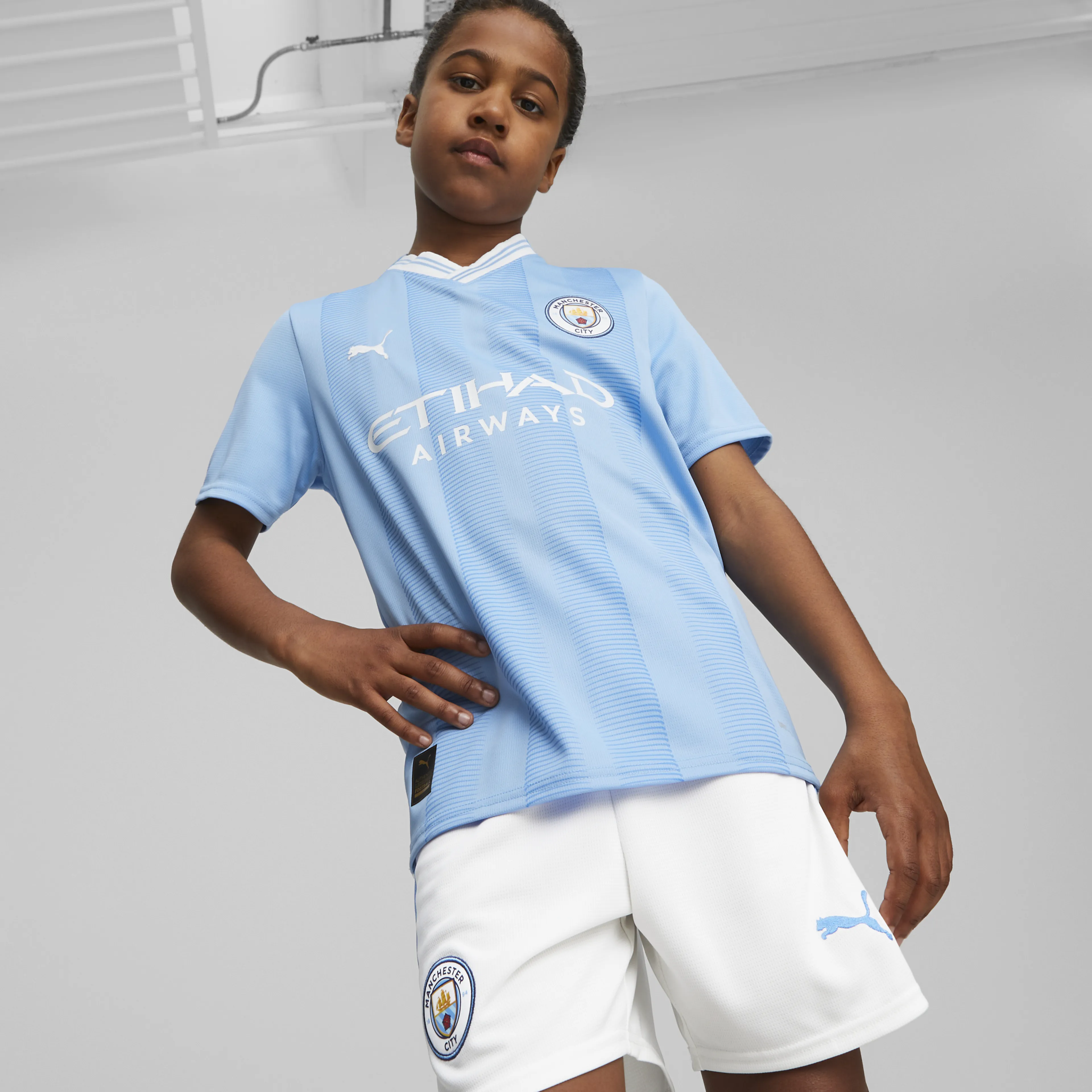 Manchester City Hjemmedrakt Replica 23/24 Junior Manchester City Hjemmedrakt Replica 23/24 Junior