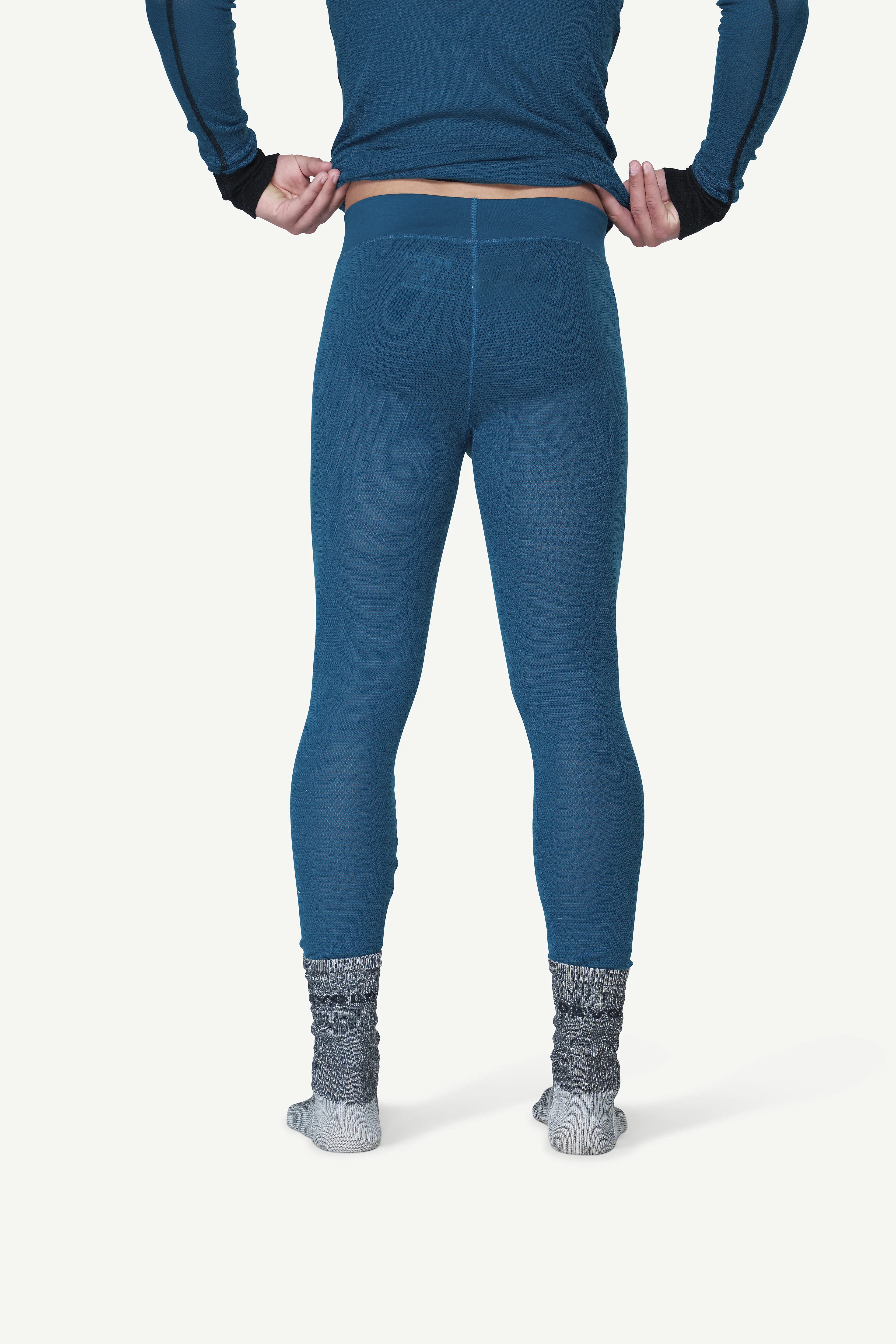 WOOL MESH MAN LONG JOHNS