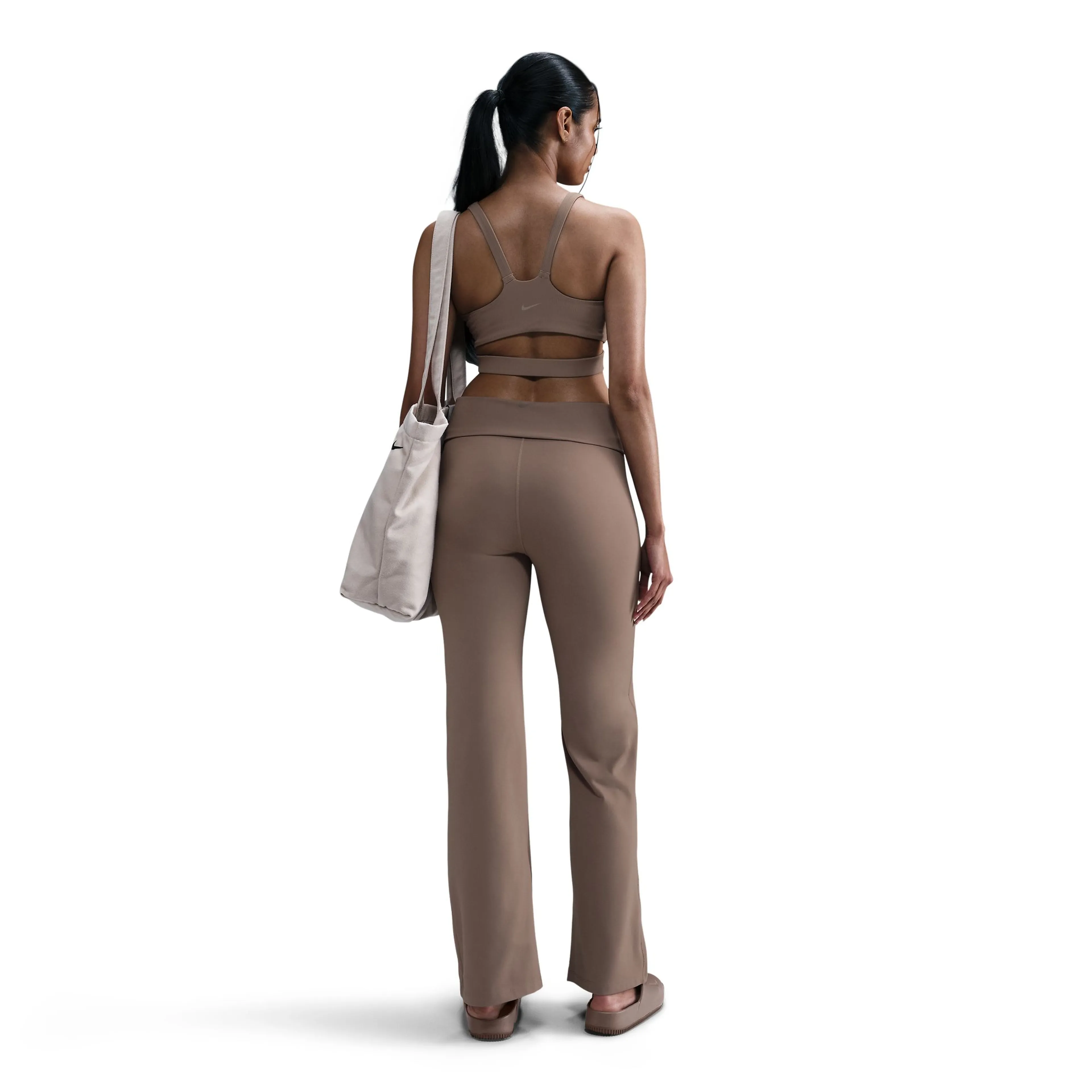 One Women's Dri-FIT High-Waisted Fold-Over Pants