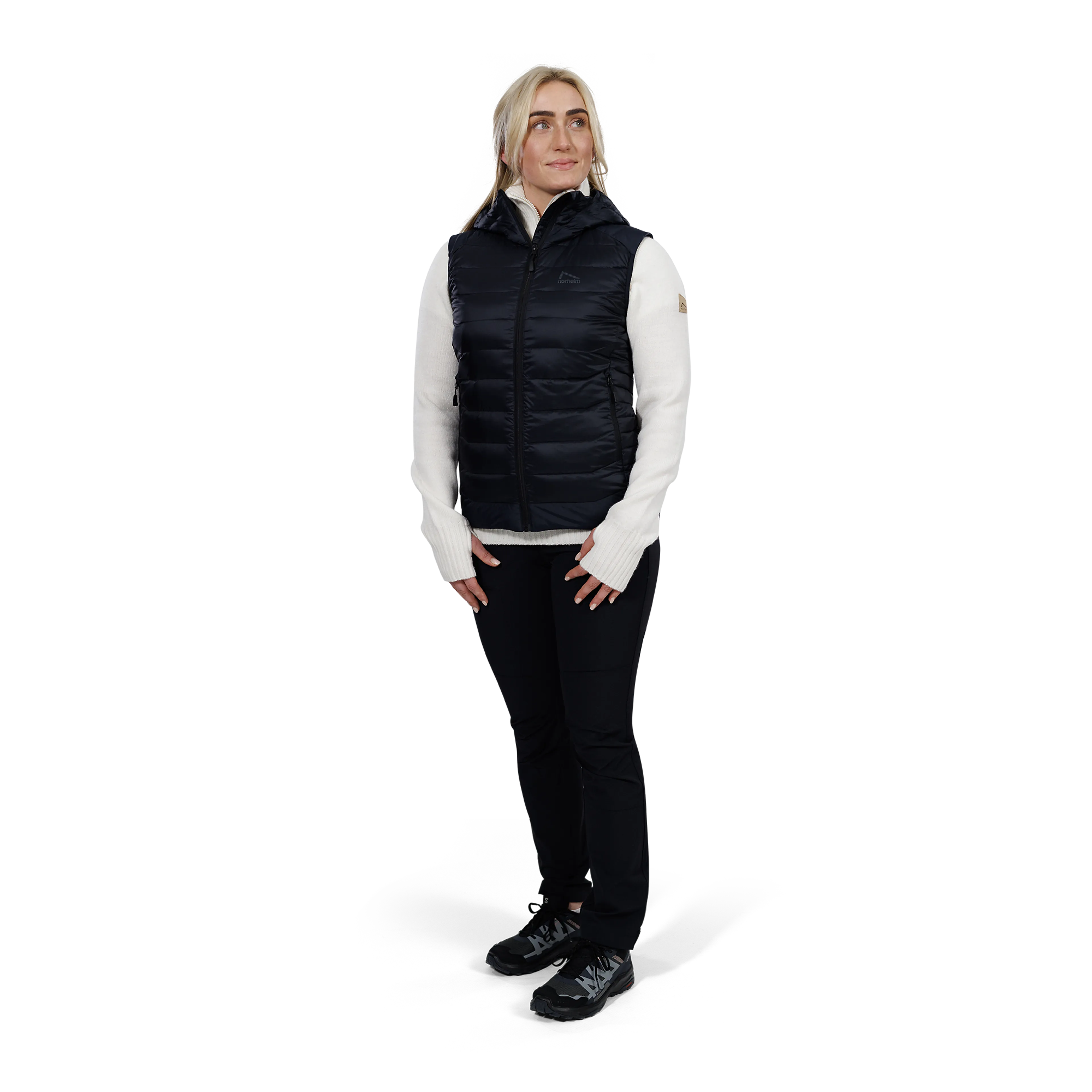 GRANITT PRO DUNVEST M/HETTE dame